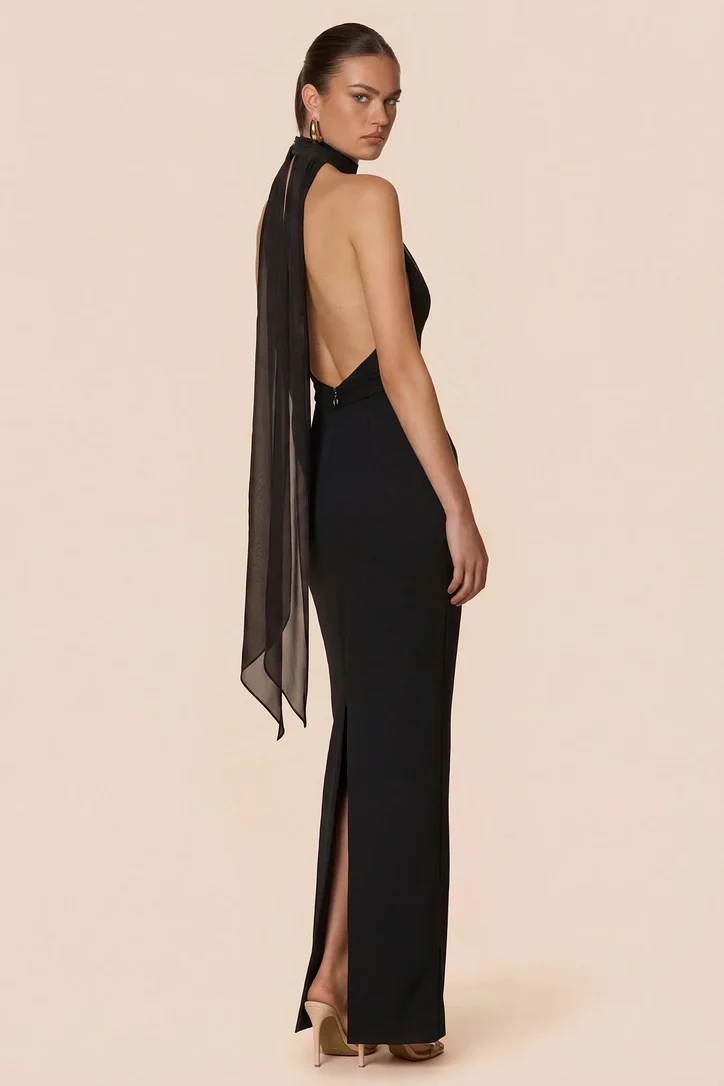 Nookie Martini Halter Gown - Black - Image 7