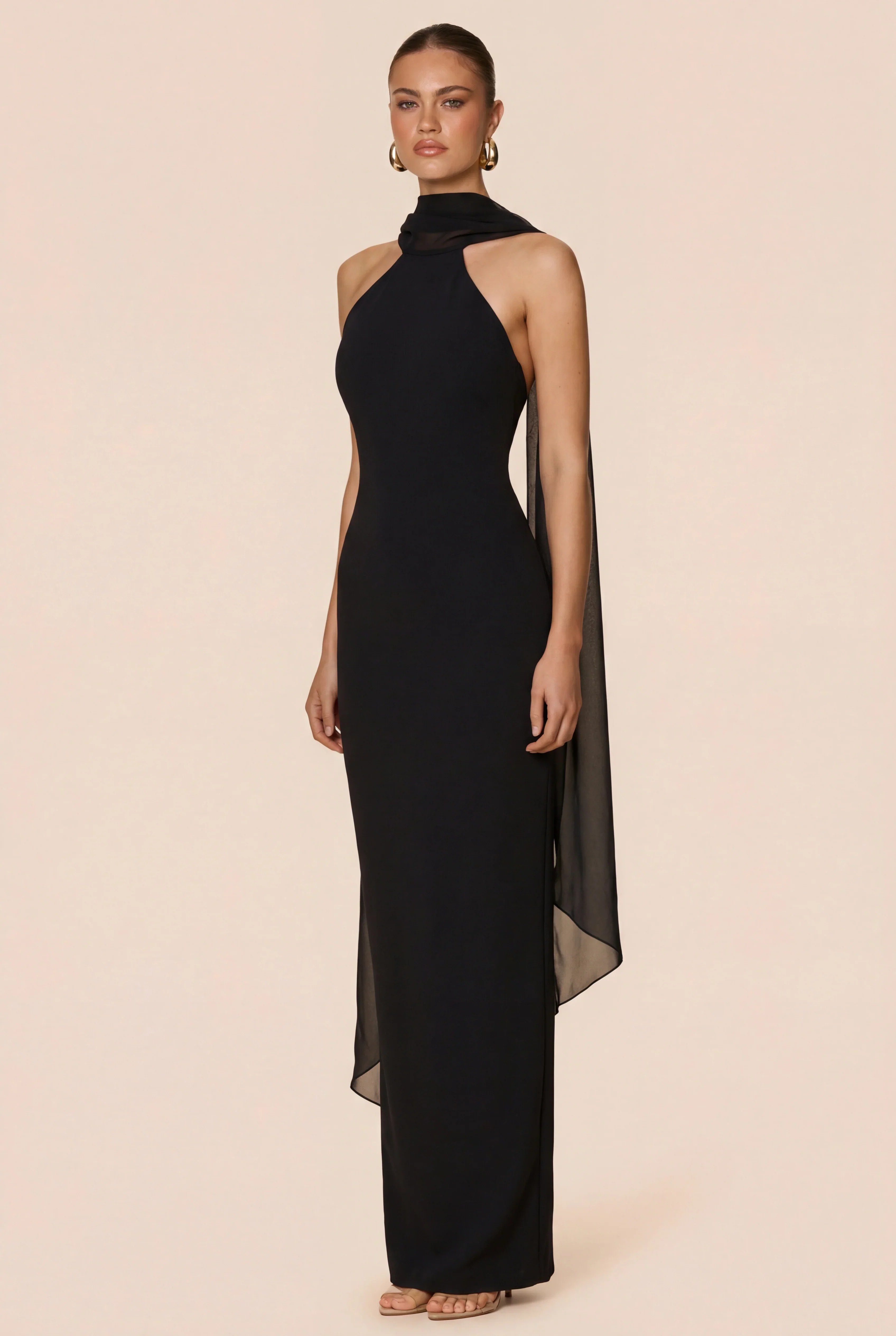 Nookie Martini High Neck Gown - Black - Image 2