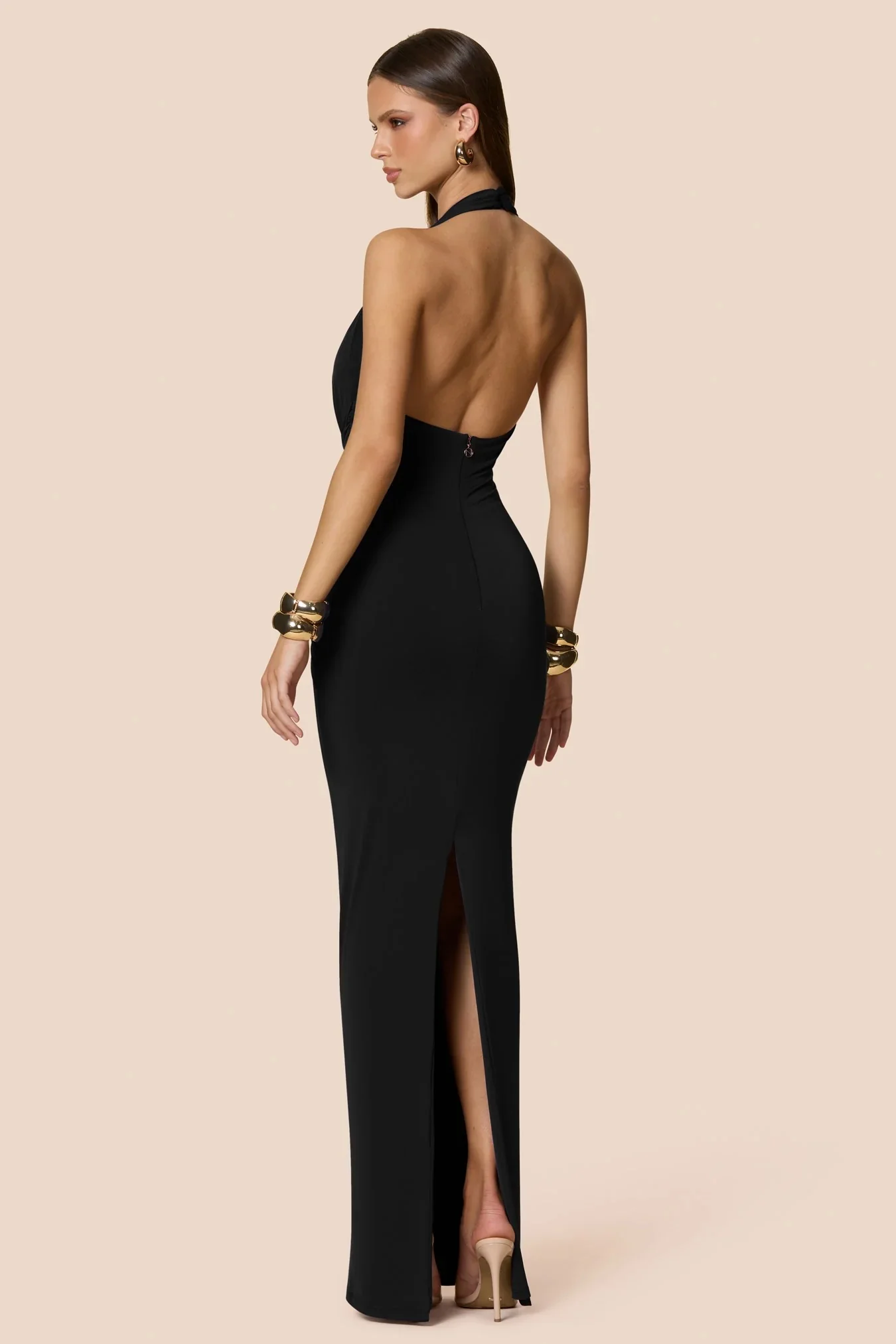 Nookie Portia Halter Maxi Dress - Black - Image 4