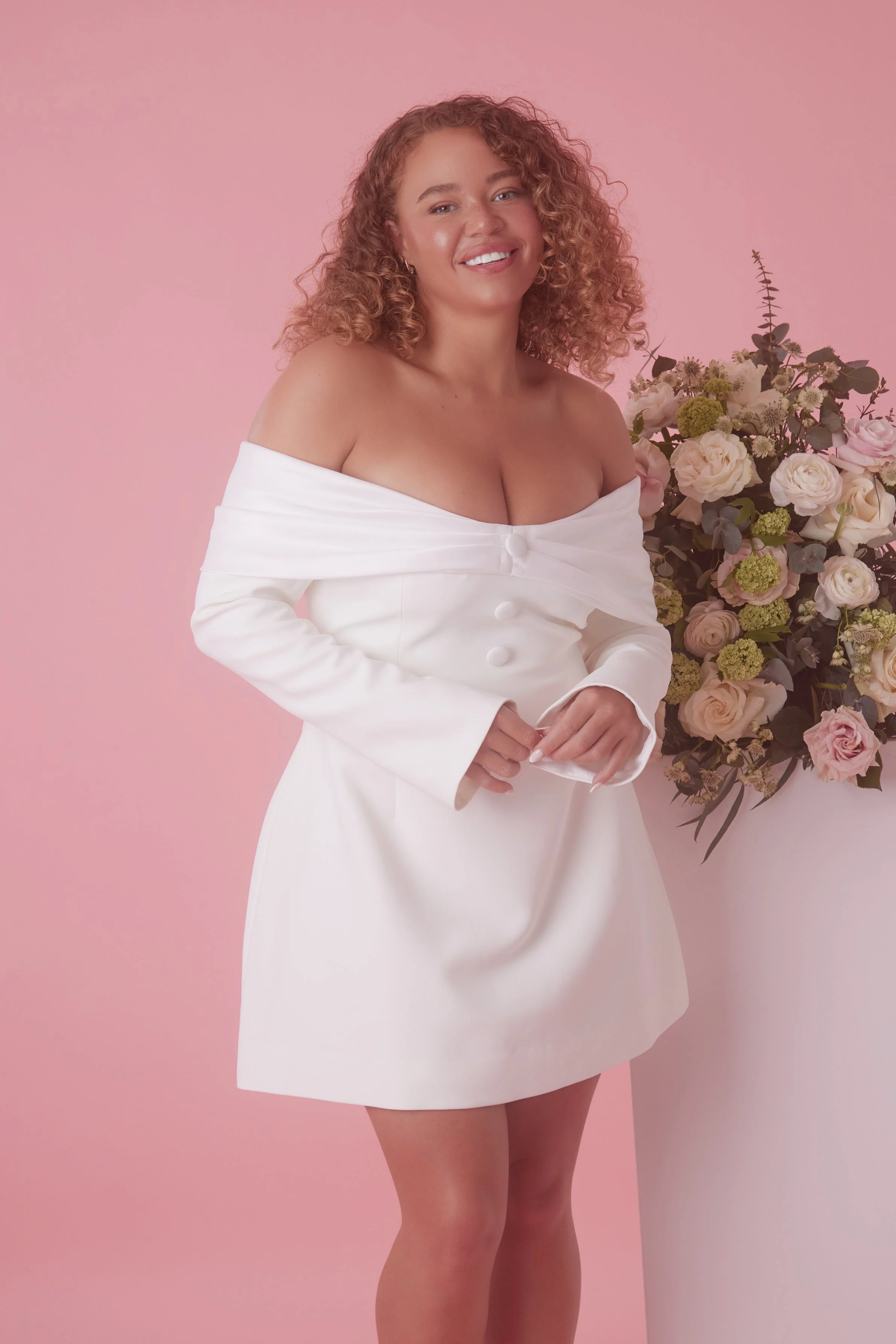 Odd Muse The Ultimate Muse Bow Mini Dress - White - Image 3
