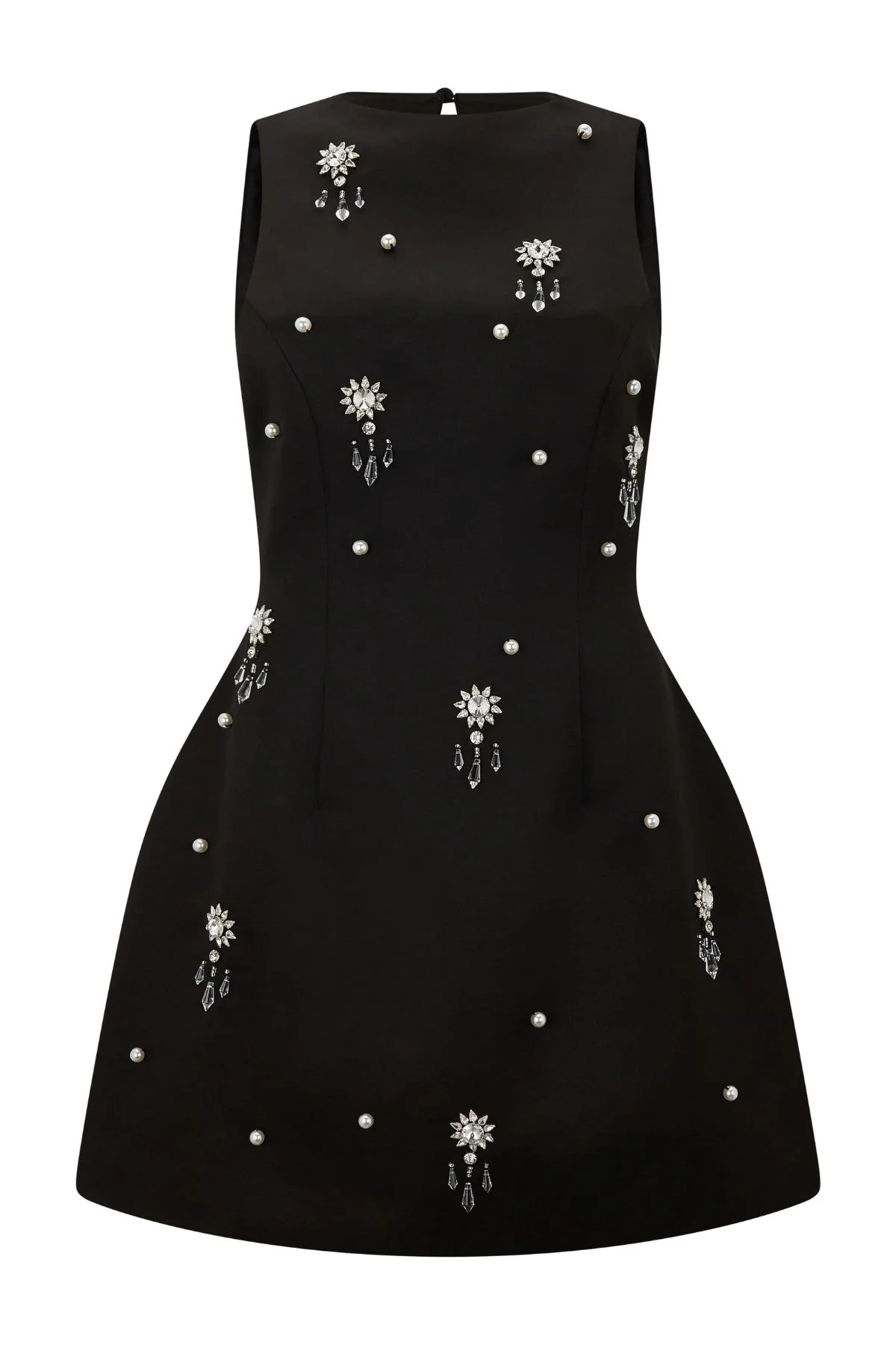 Odd Muse The Ultimate Muse Crystal Mini Dress - Black - Image 6