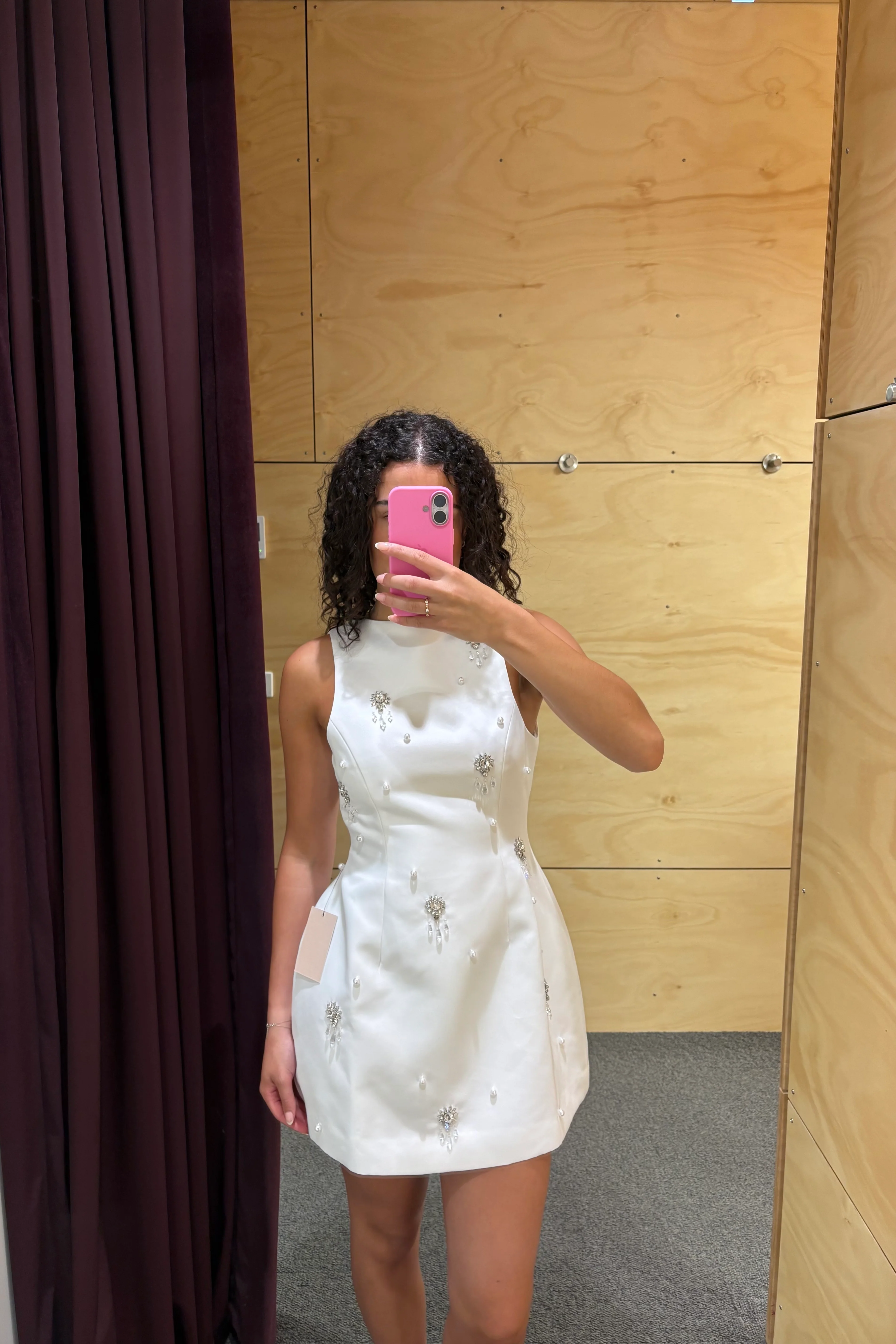 Odd Muse The Ultimate Muse Crystal Mini Dress - White - Image 2
