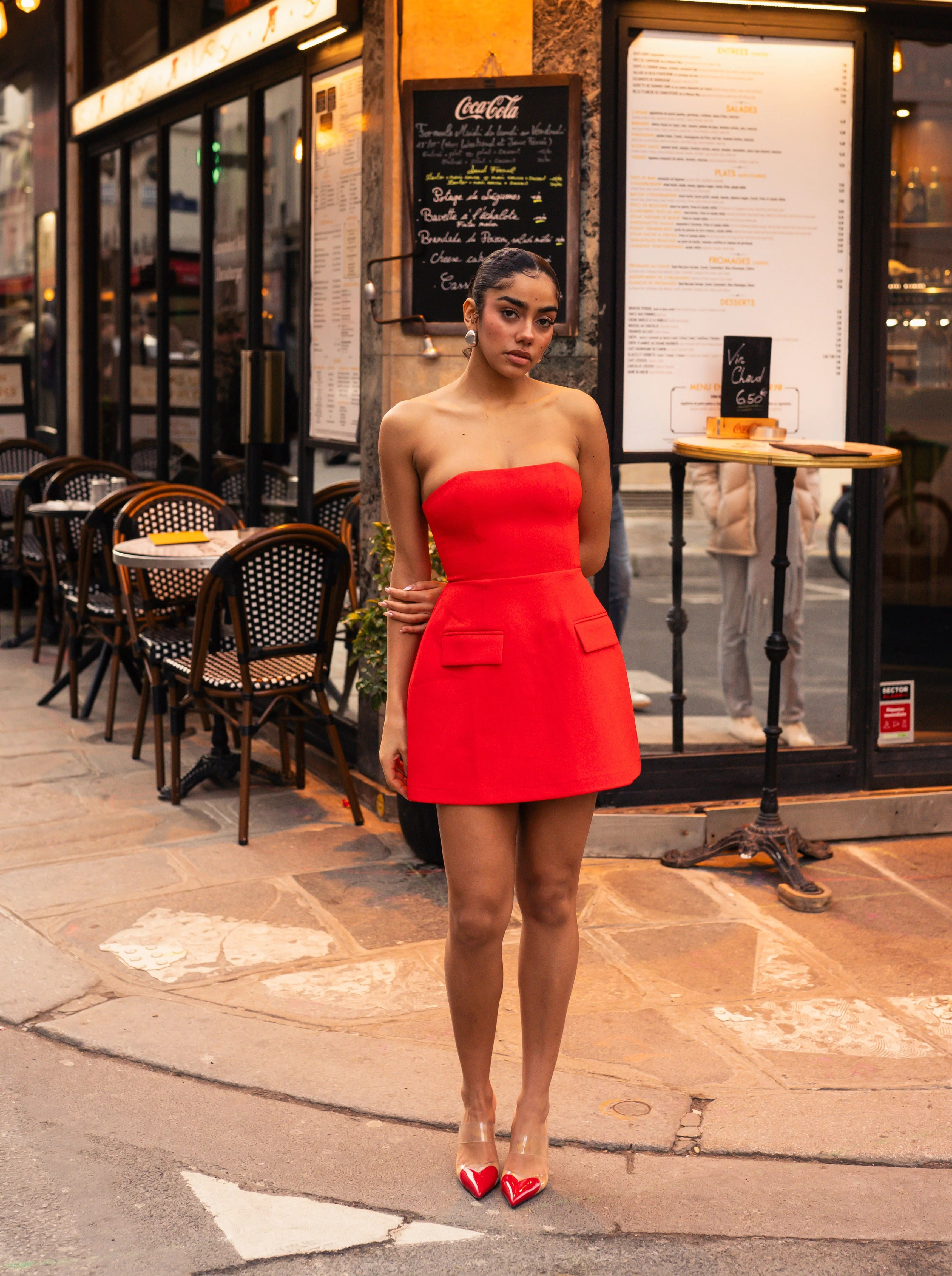 Odd Muse The Ultimate Muse Strapless Dress - Red - Image 2