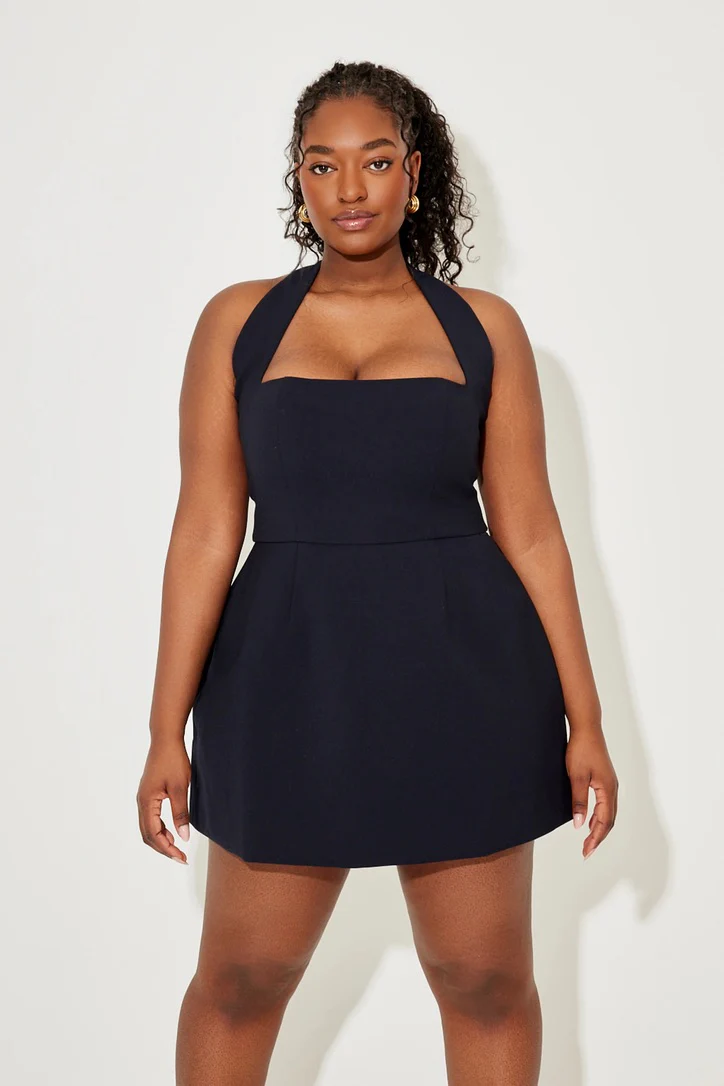 Odd Muse The Ultimate Muse Structured Mini Dress - Navy - Image 3