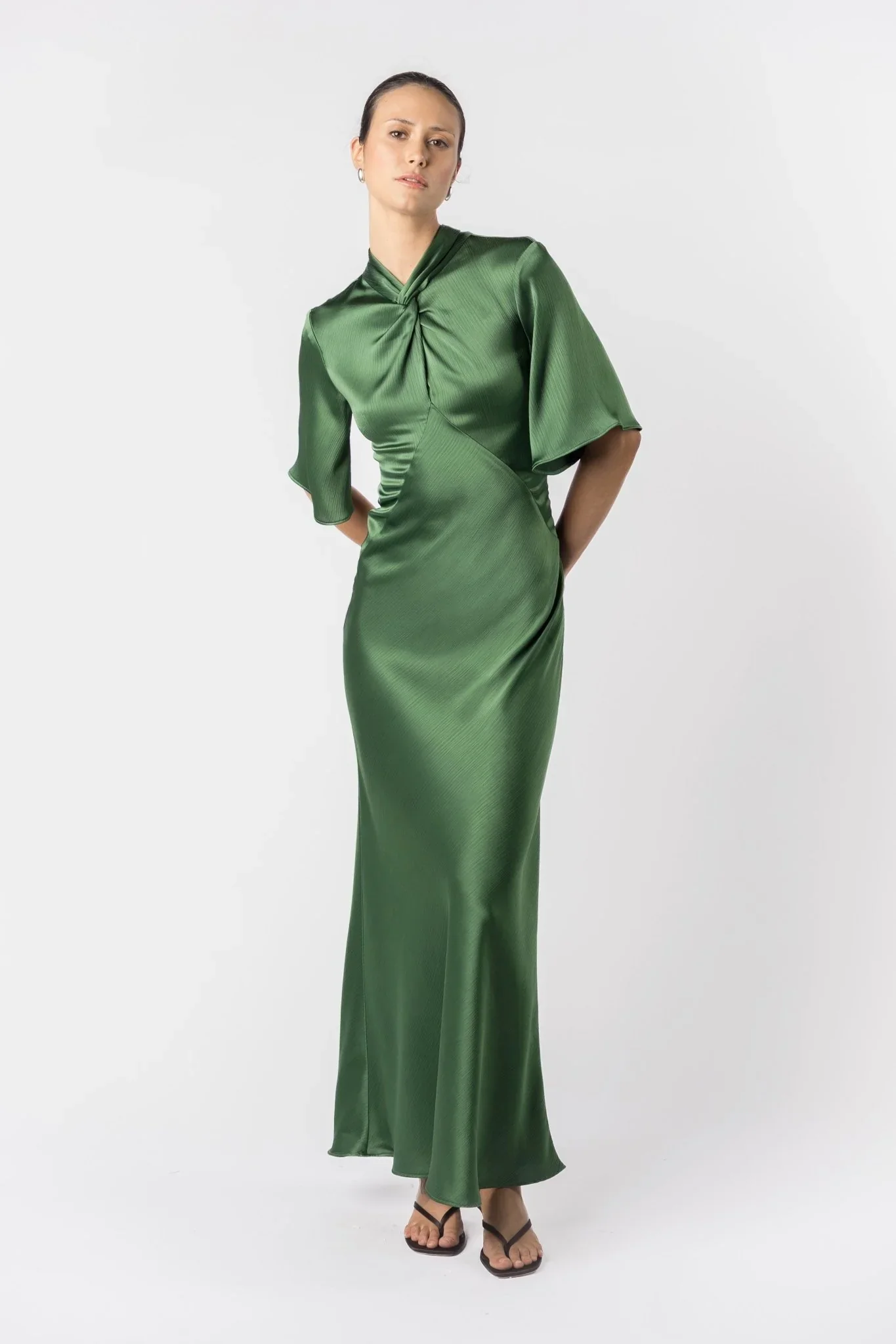 One Fell Swoop Claret Dress - Matilda - Image 2
