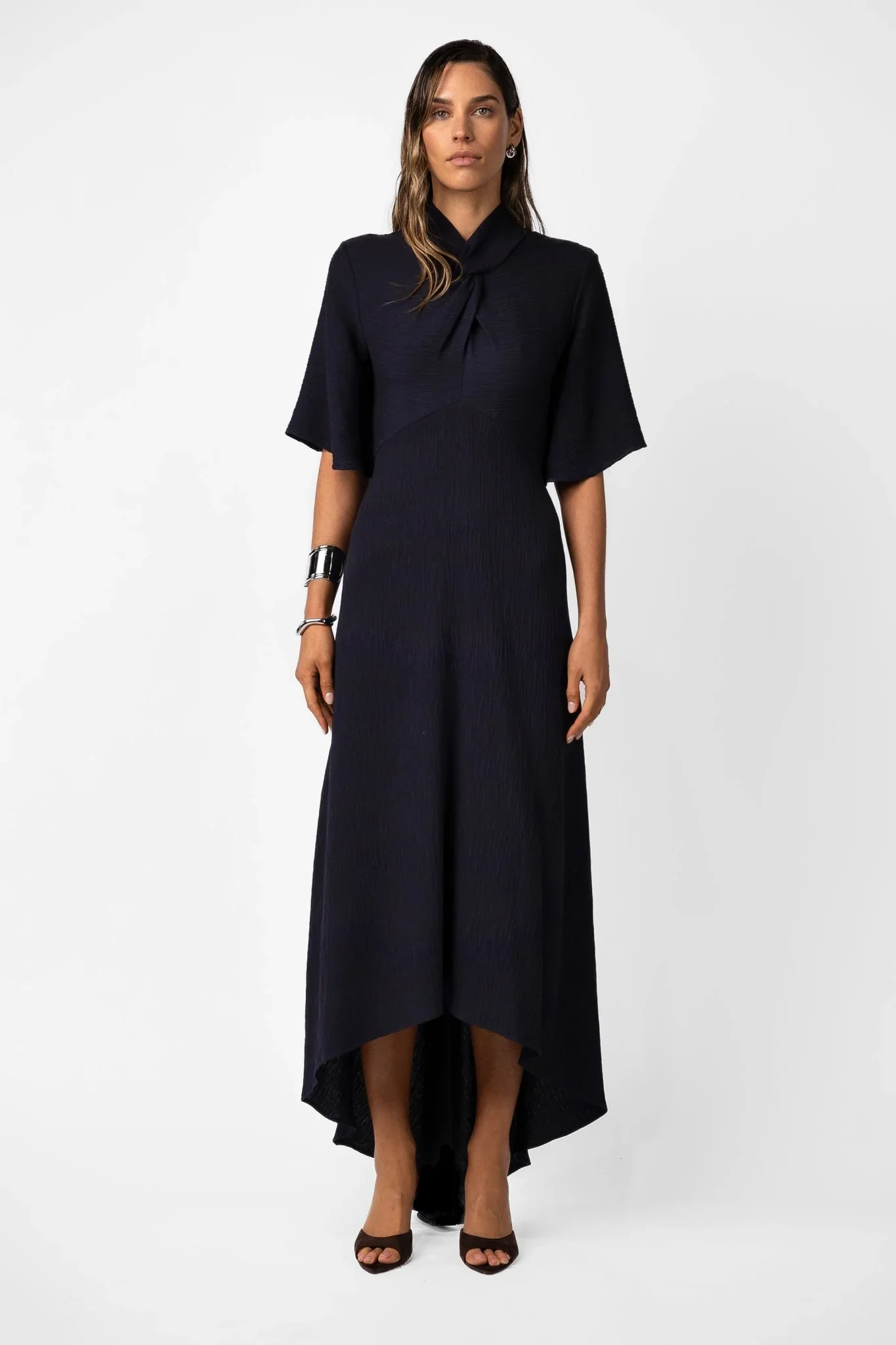One Fell Swoop Clarion Bell Sleeve Maxi - Nocturne
