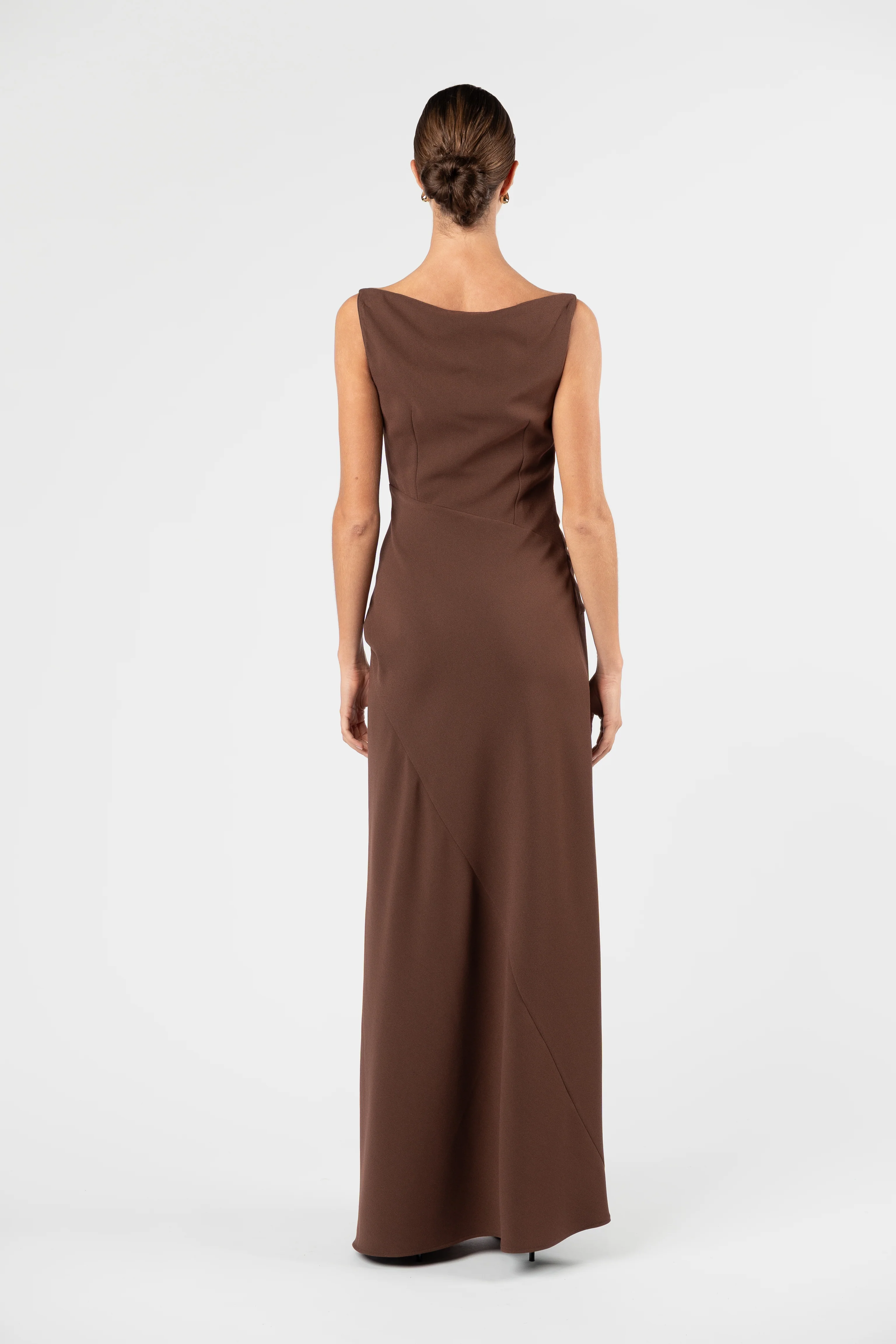 One Fell Swoop Dégagé Maxi Dress - Moccona - Image 11