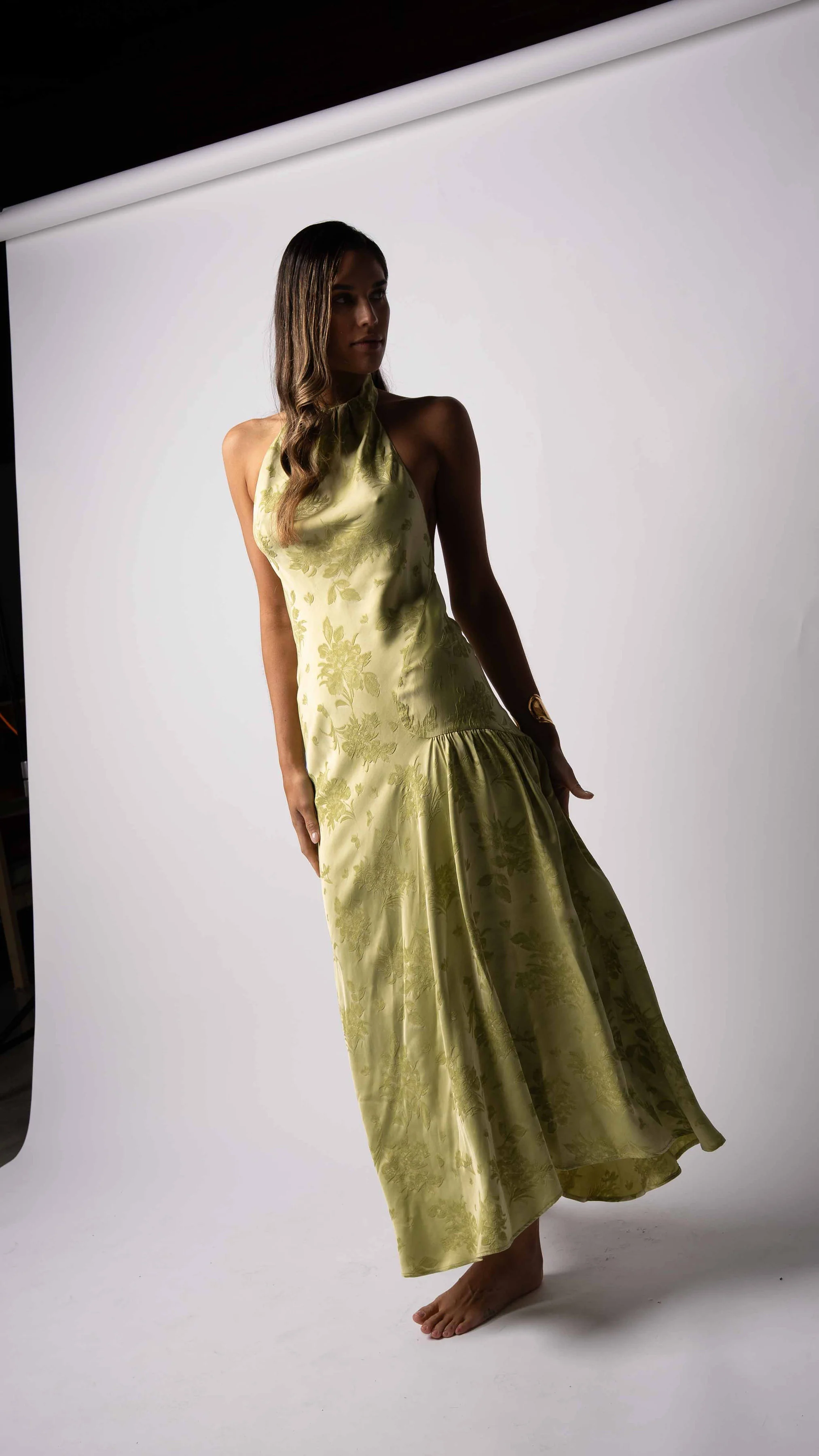 One Fell Swoop Gemma Dress - Kimono Brocade - Image 3