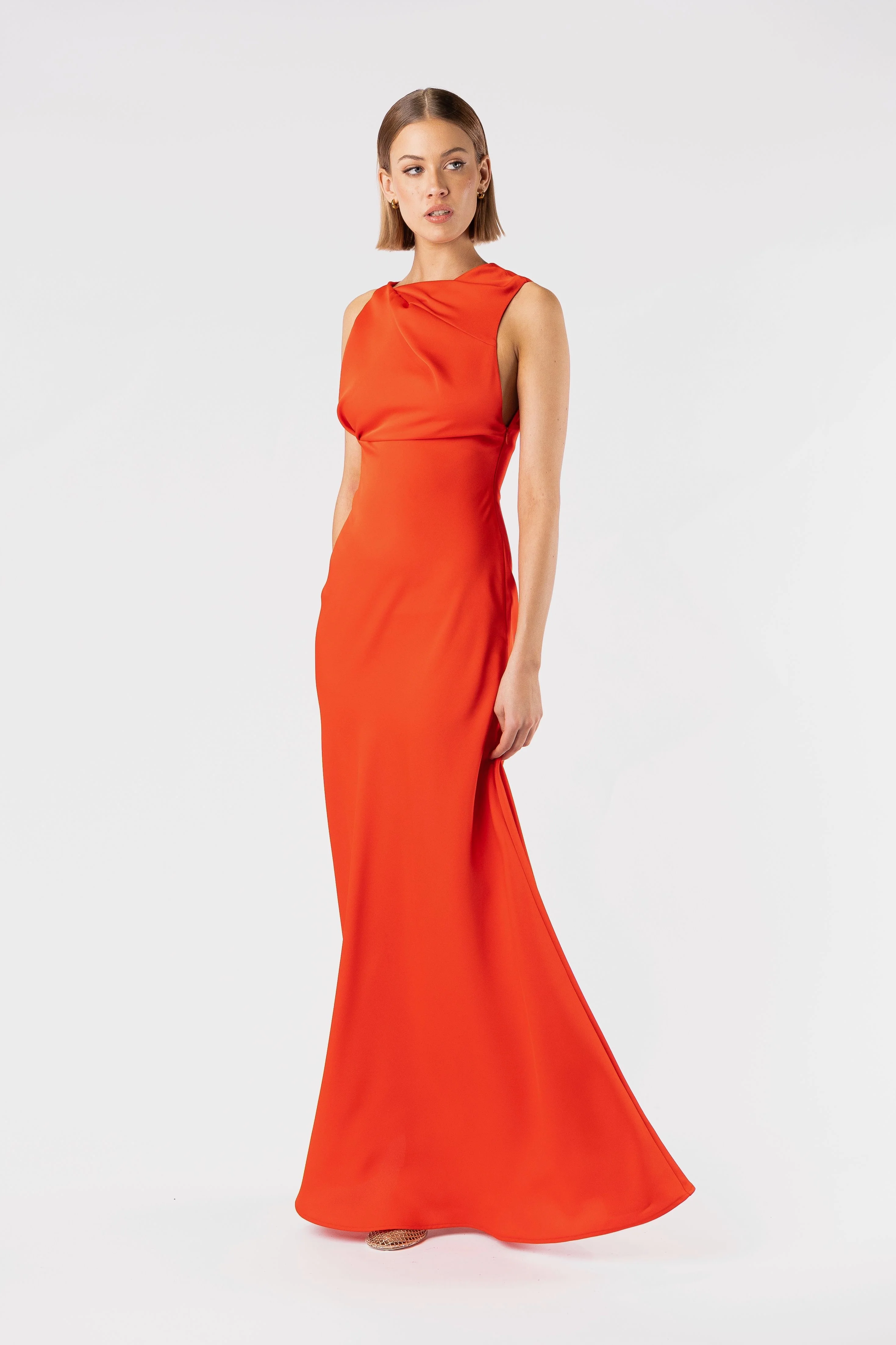 One Fell Swoop Kota Maxi Dress - Pimento - Image 5