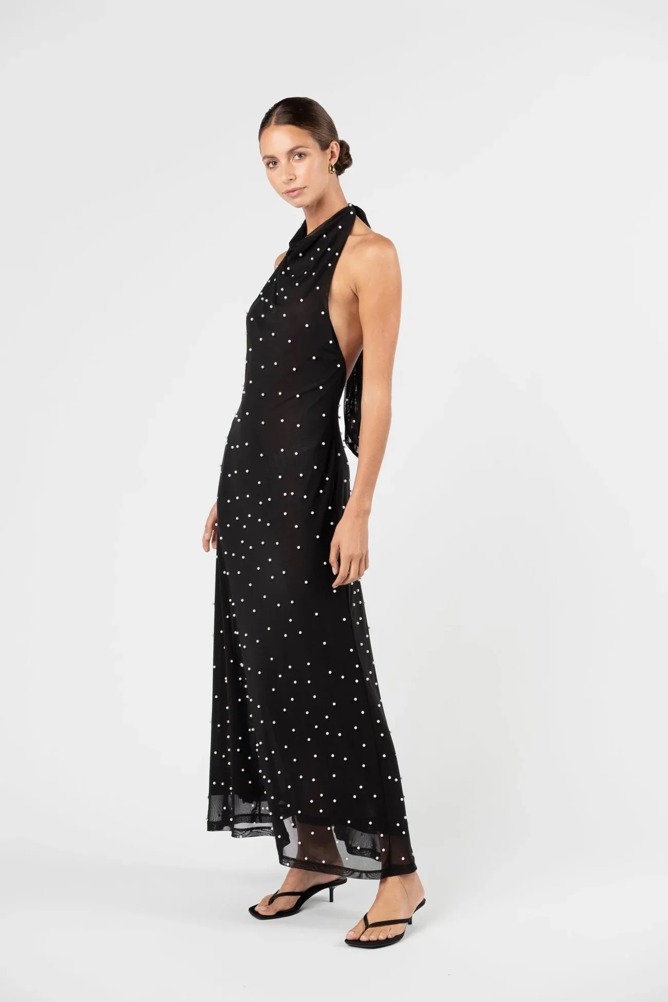 One Fell Swoop Kristina Contour Dress - Sable Pearl - Image 4