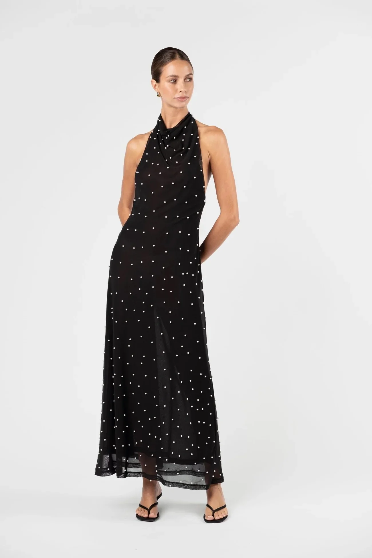 One Fell Swoop Kristina Contour Dress - Sable Pearl - Image 6