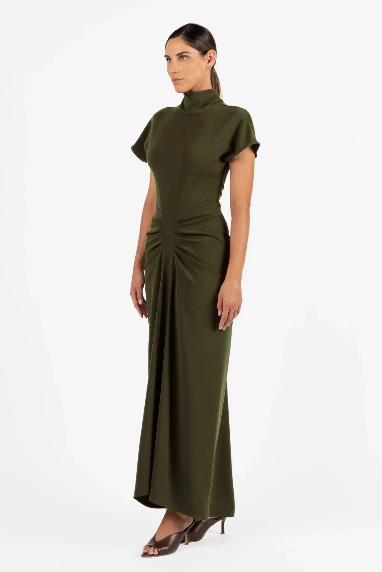 One Fell Swoop Lucent Maxi Dress - Loam - Image 2