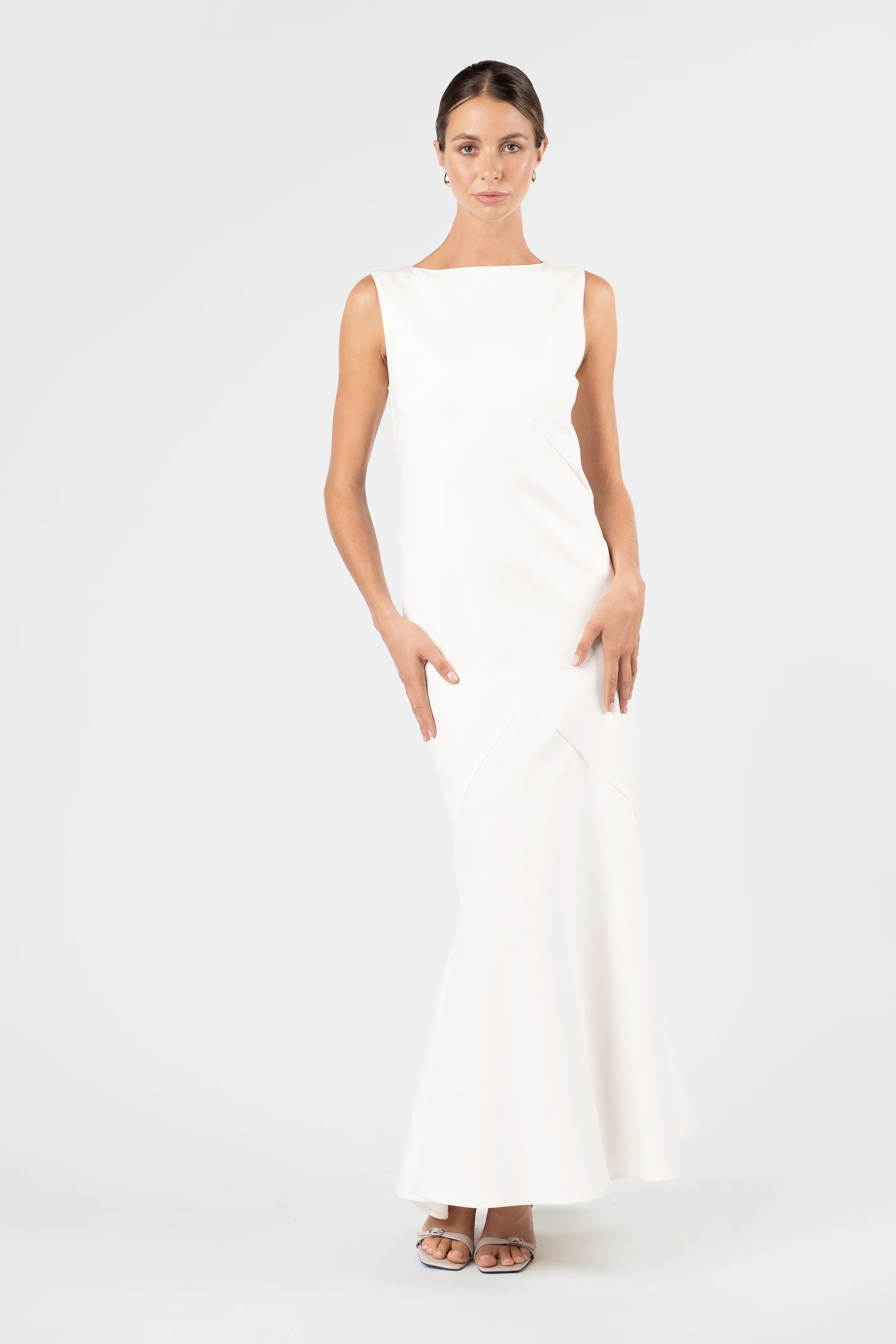 One Fell Swoop Monica Gown - Sicilian White - Image 5