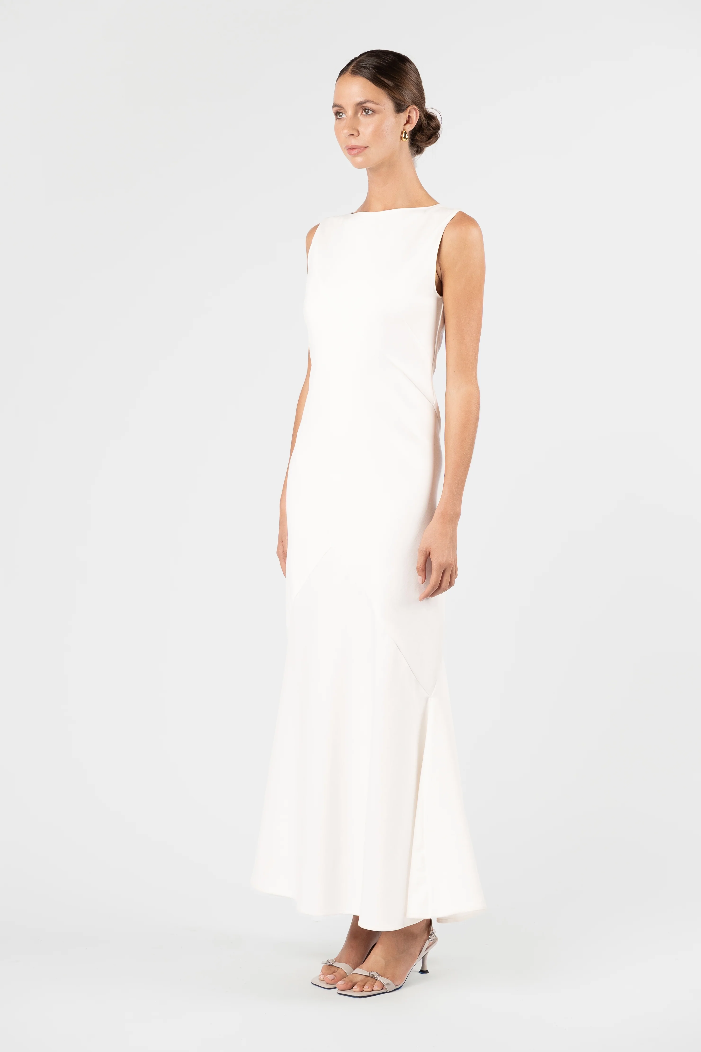 One Fell Swoop Monica Gown - Sicilian White - Image 7