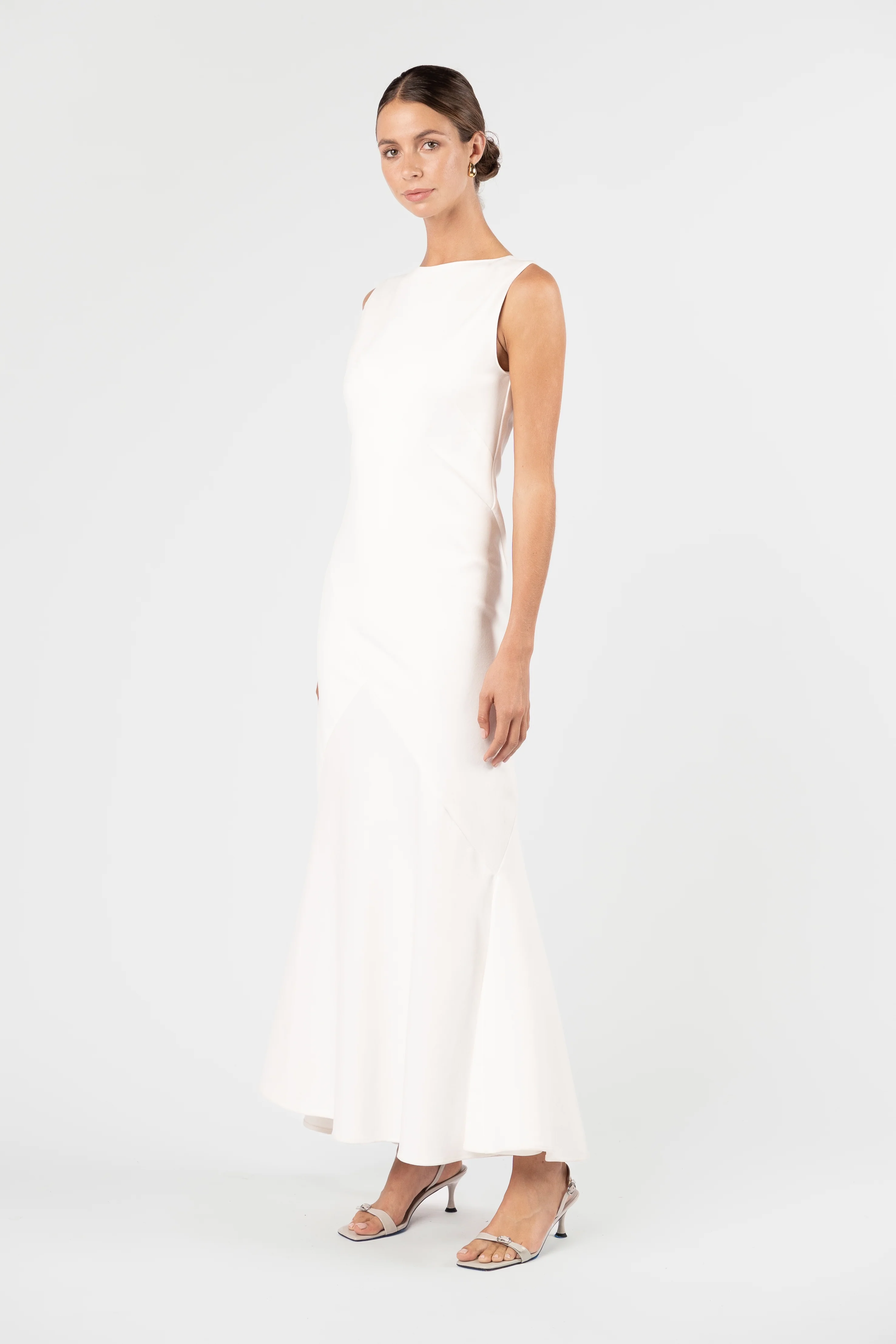 One Fell Swoop Monica Gown - Sicilian White - Image 8