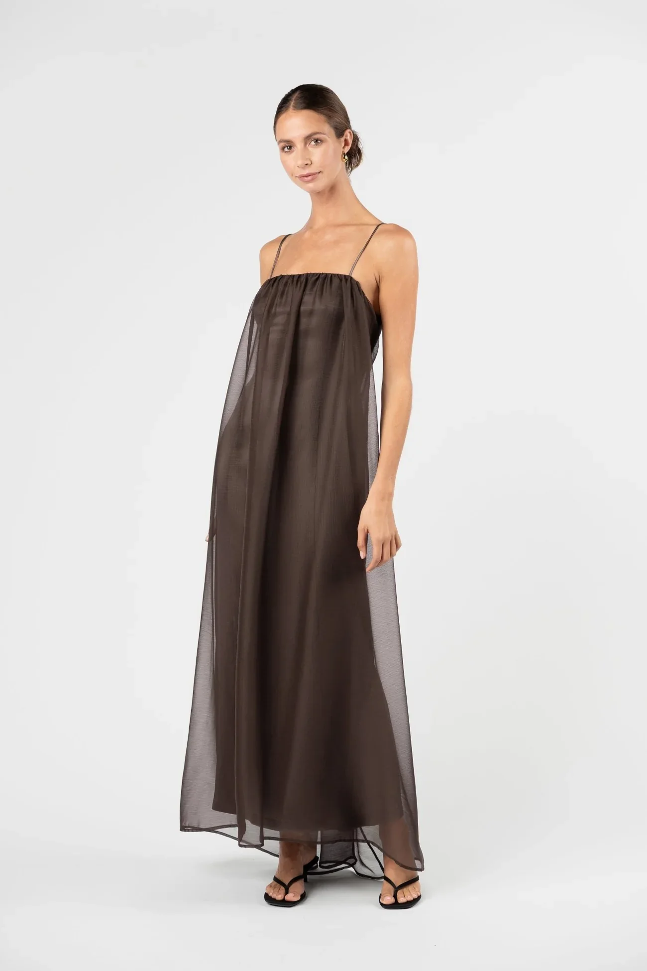 One Fell Swoop Twilight Maxi Dress - Truffle - Image 2