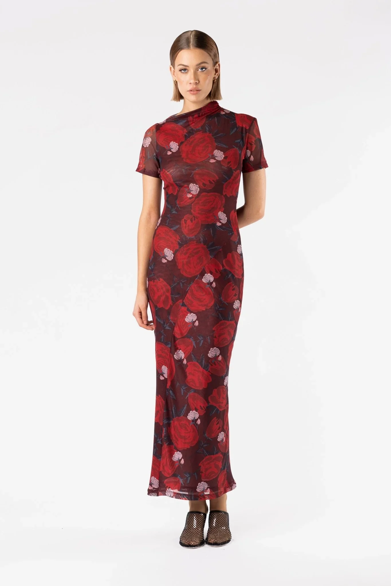 One Fell Swoop Vortex Stretch Dress - Briar Rose - Image 3