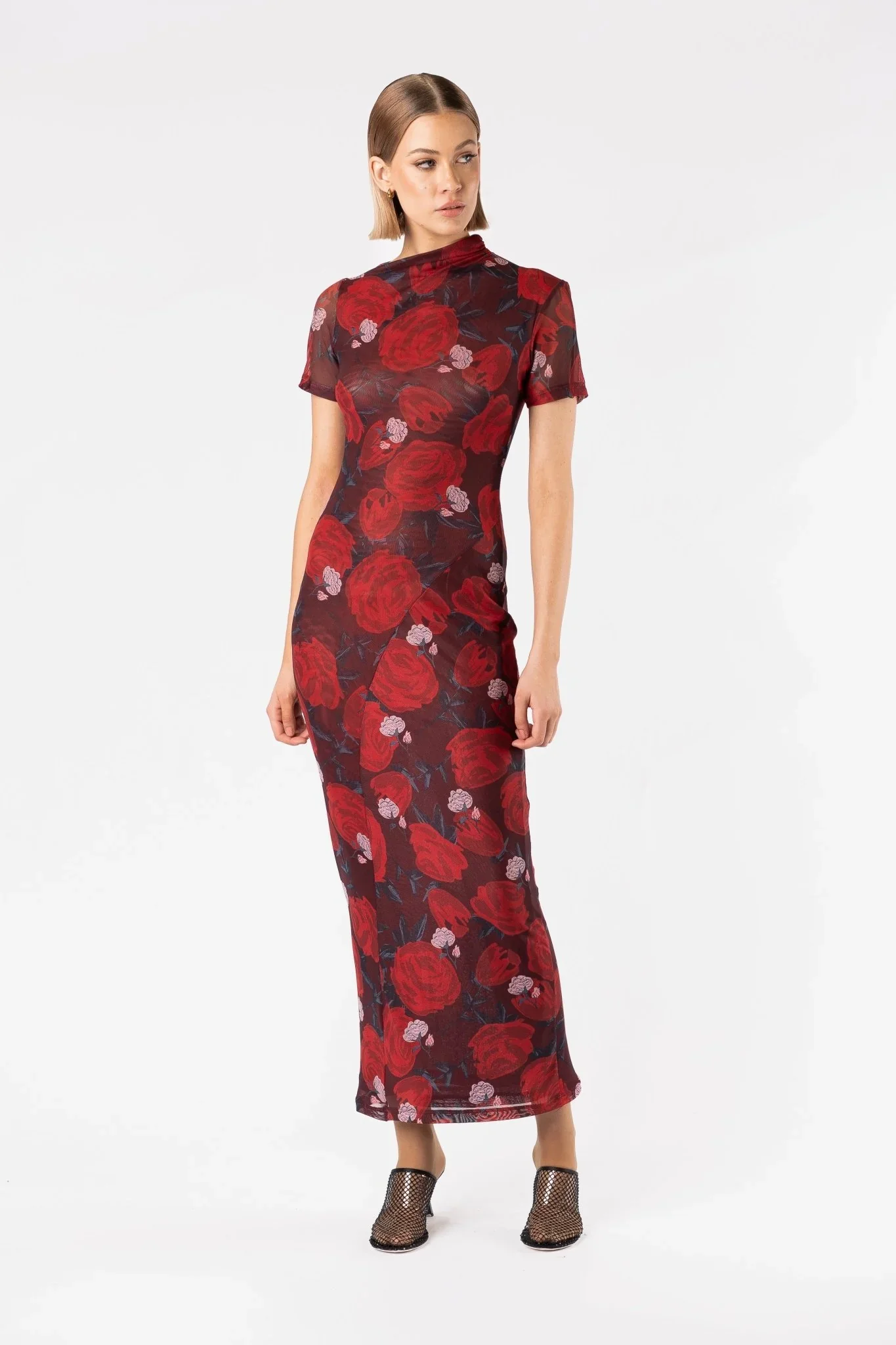 One Fell Swoop Vortex Stretch Dress - Briar Rose - Image 5