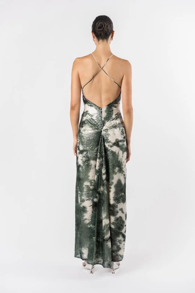 One Fell Swoop Yuki Maxi Dress - Midori Shibori - Image 7