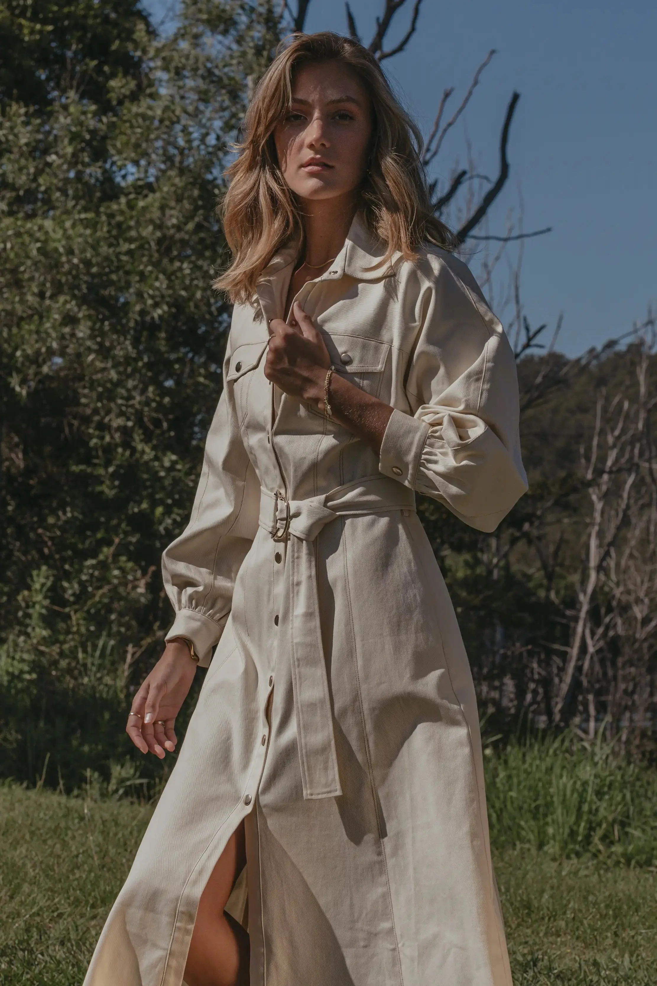 Pasduchas Abundance Shirt Midi - Dove - Image 2