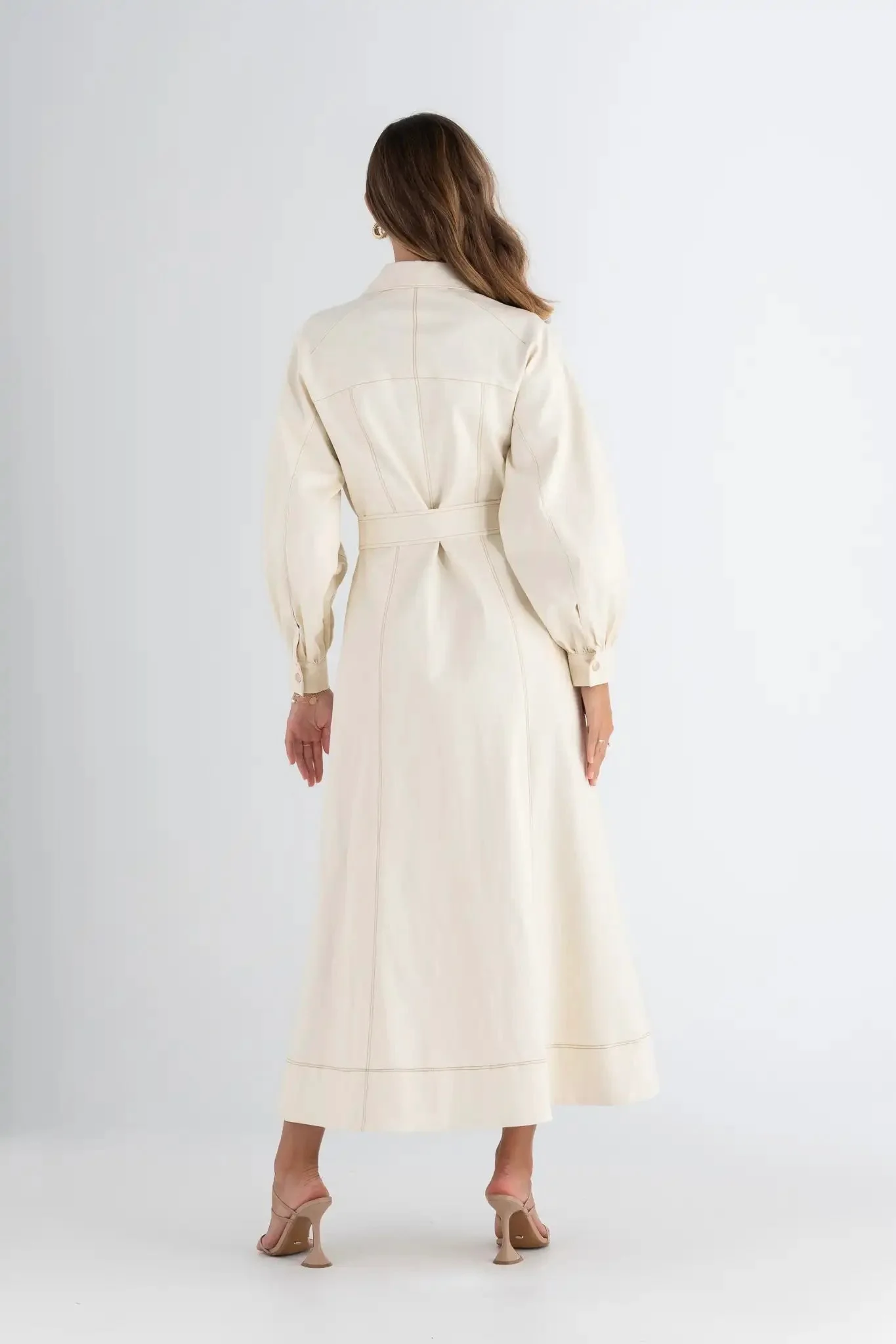 Pasduchas Abundance Shirt Midi - Dove - Image 6