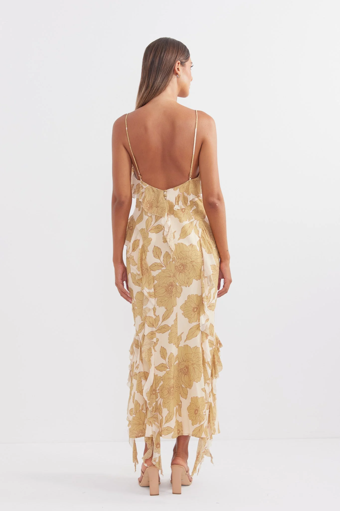 Pasduchas Darling Cascade Midi - Golden - Image 6