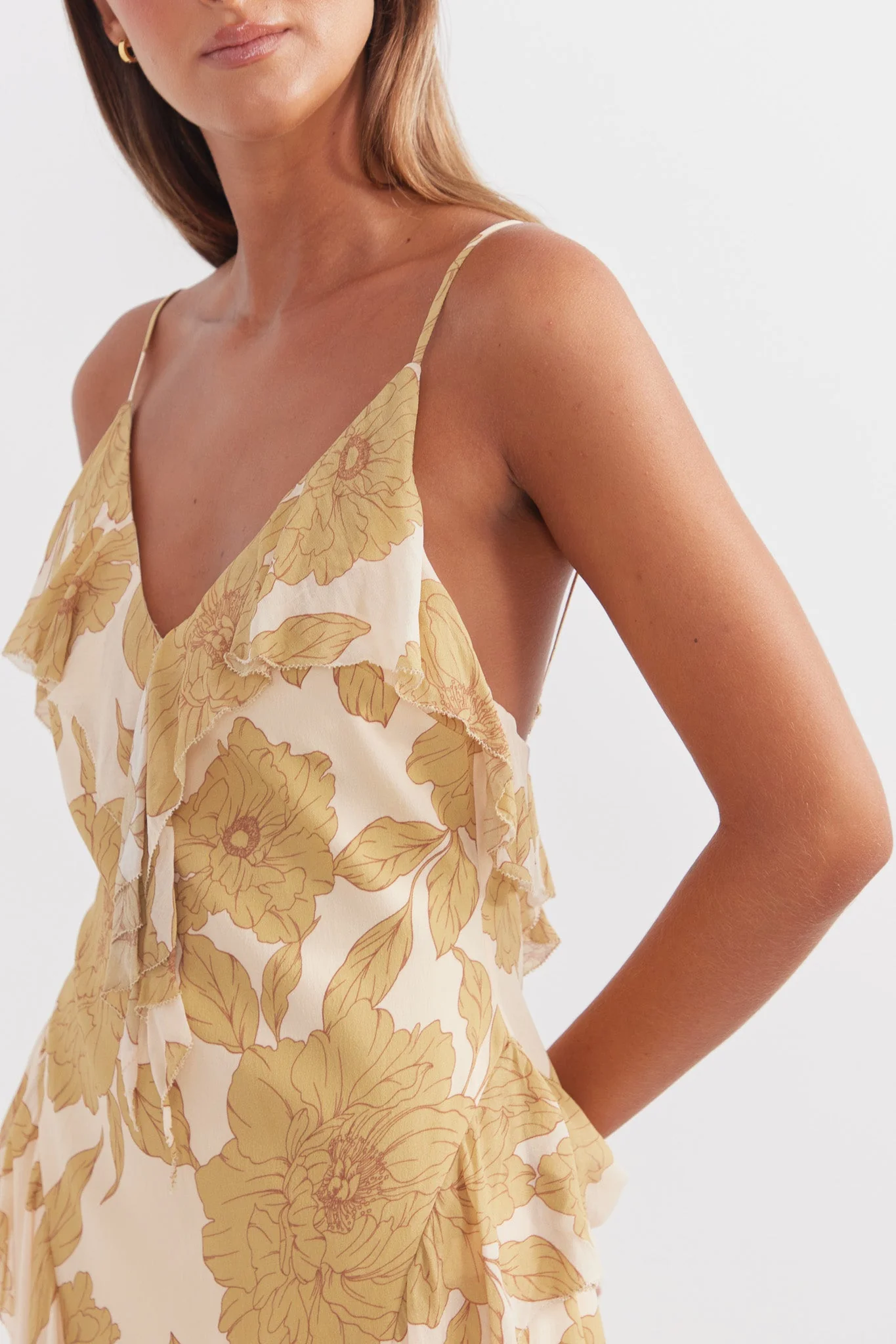 Pasduchas Darling Cascade Midi - Golden - Image 7