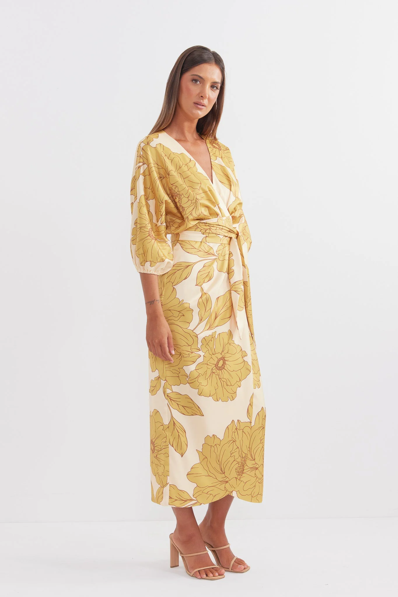 Pasduchas Favourite Wrap Midi - Golden - Image 3