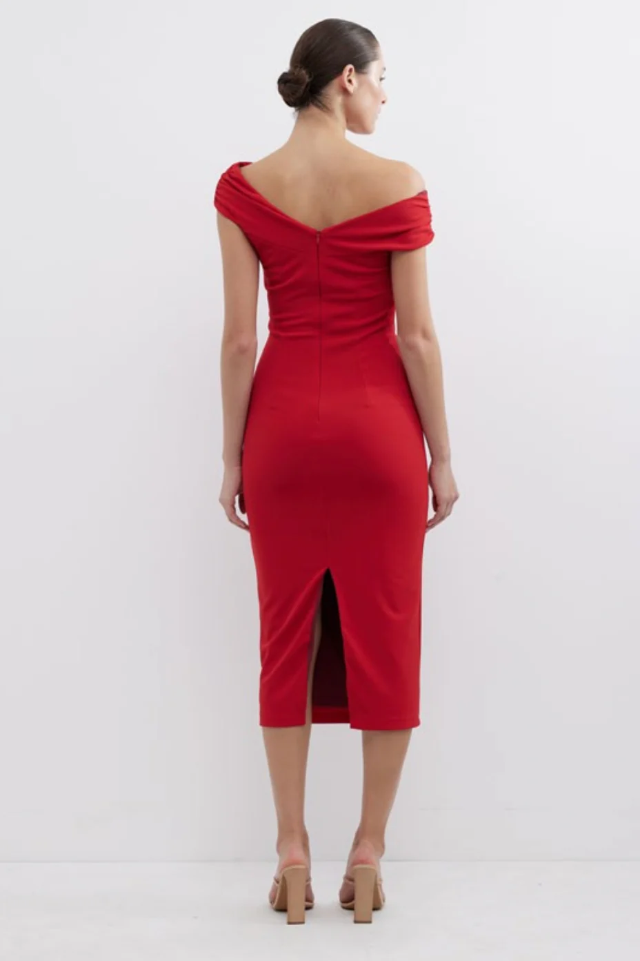Pasduchas Feliz Midi Dress - Cranberry - Image 4