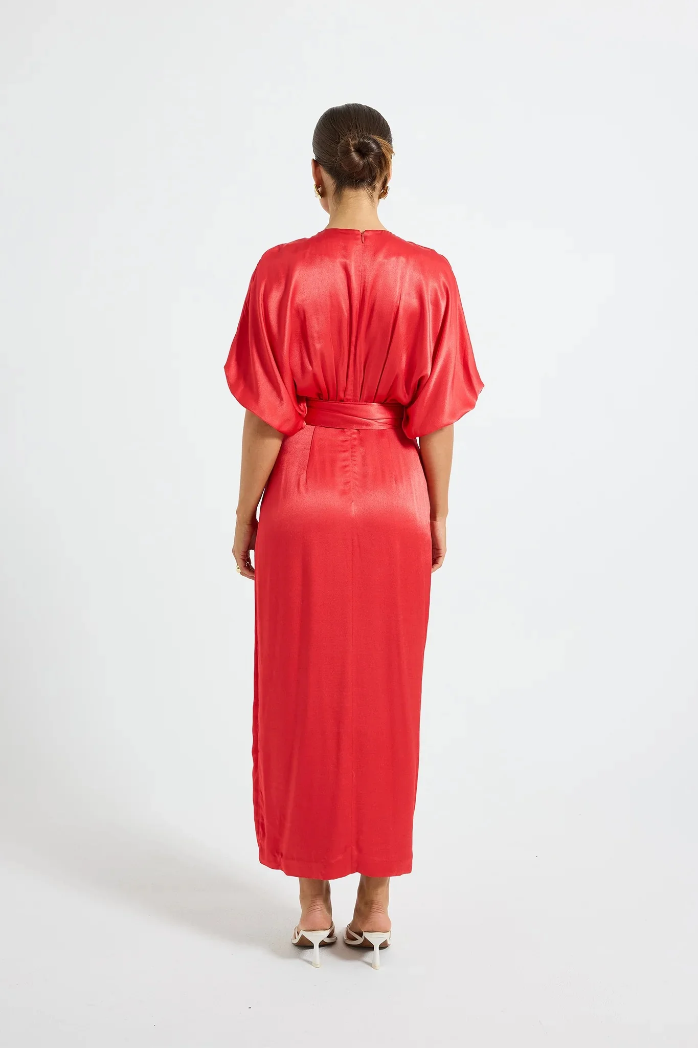 Pasduchas Quinn Wrap Midi Dress - Poppy - Image 6