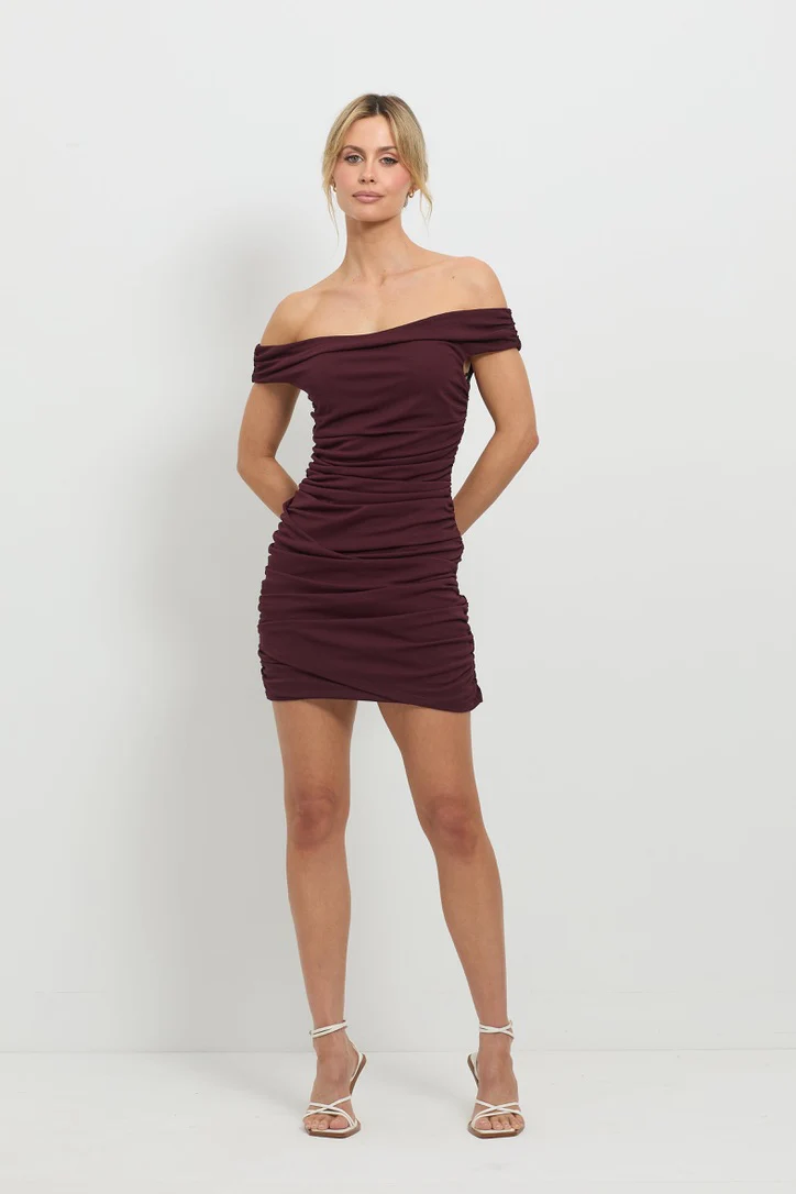Pasduchas Scorched Mini Dress - Cherry - Image 3