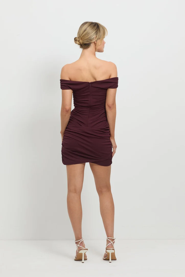 Pasduchas Scorched Mini Dress - Cherry - Image 5