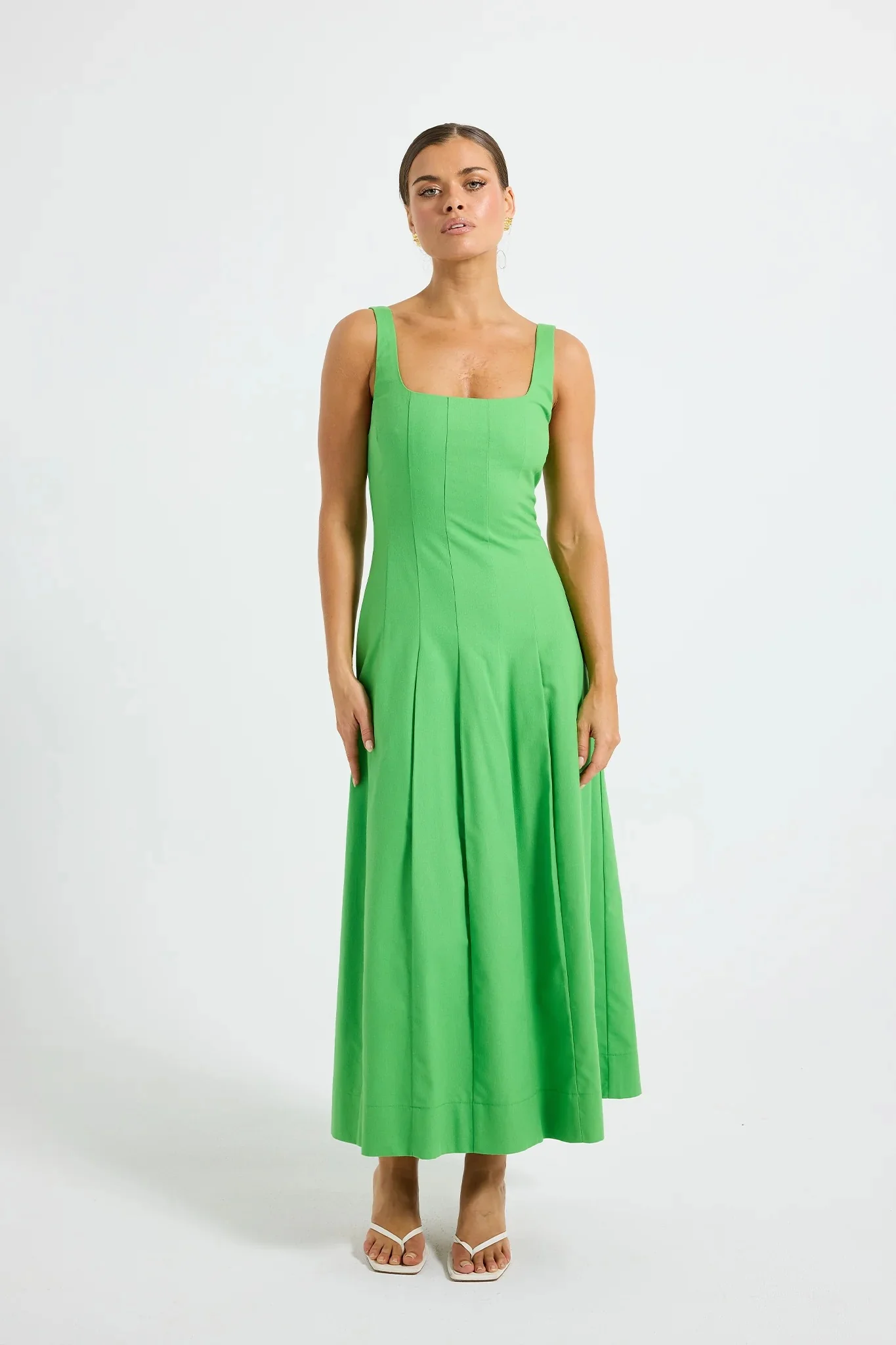 Pasduchas Vera Panelled Midi Dress - Clover - Image 2