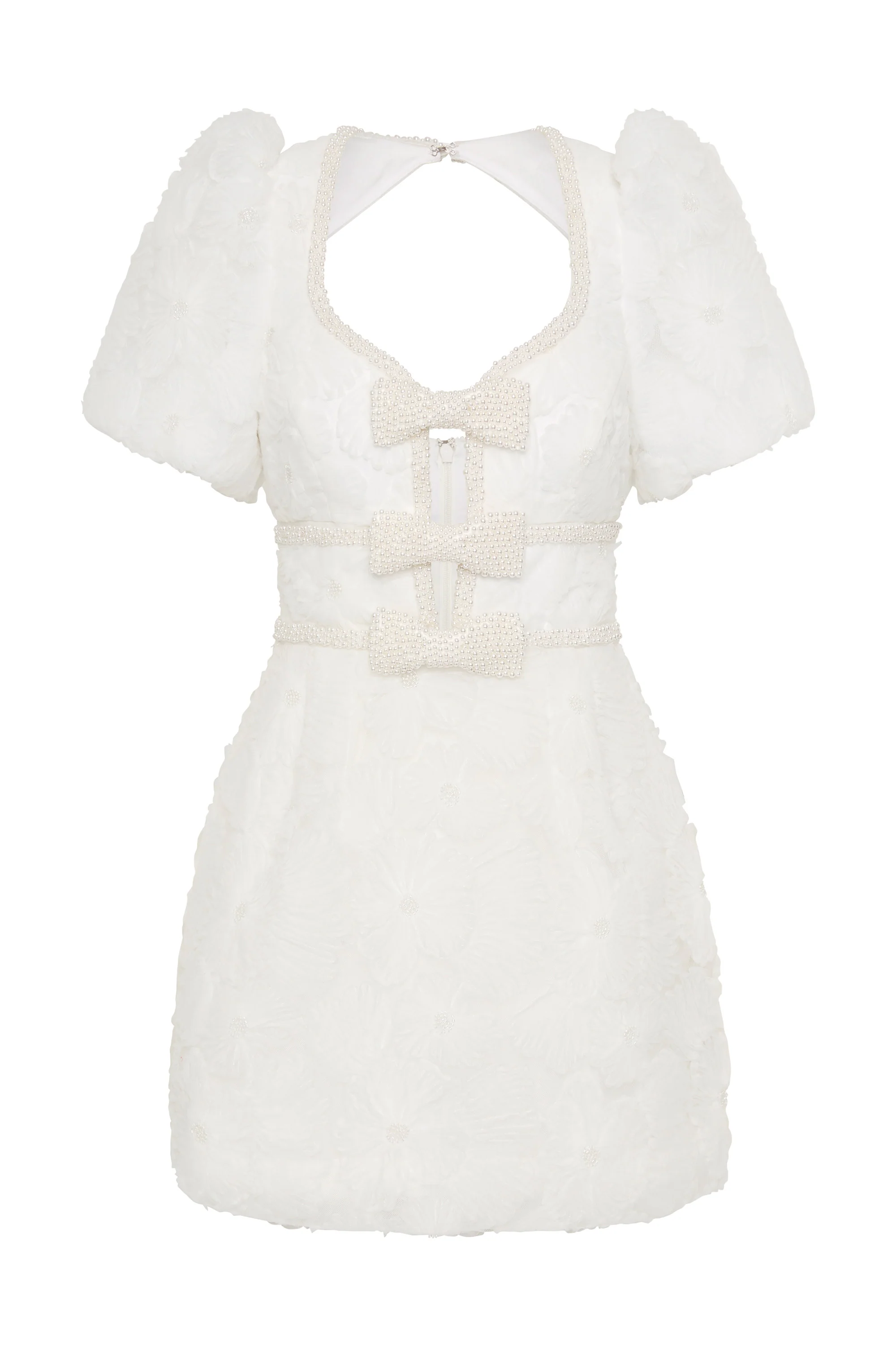 Rebecca Vallance Deliah Mini Dress - Ivory
