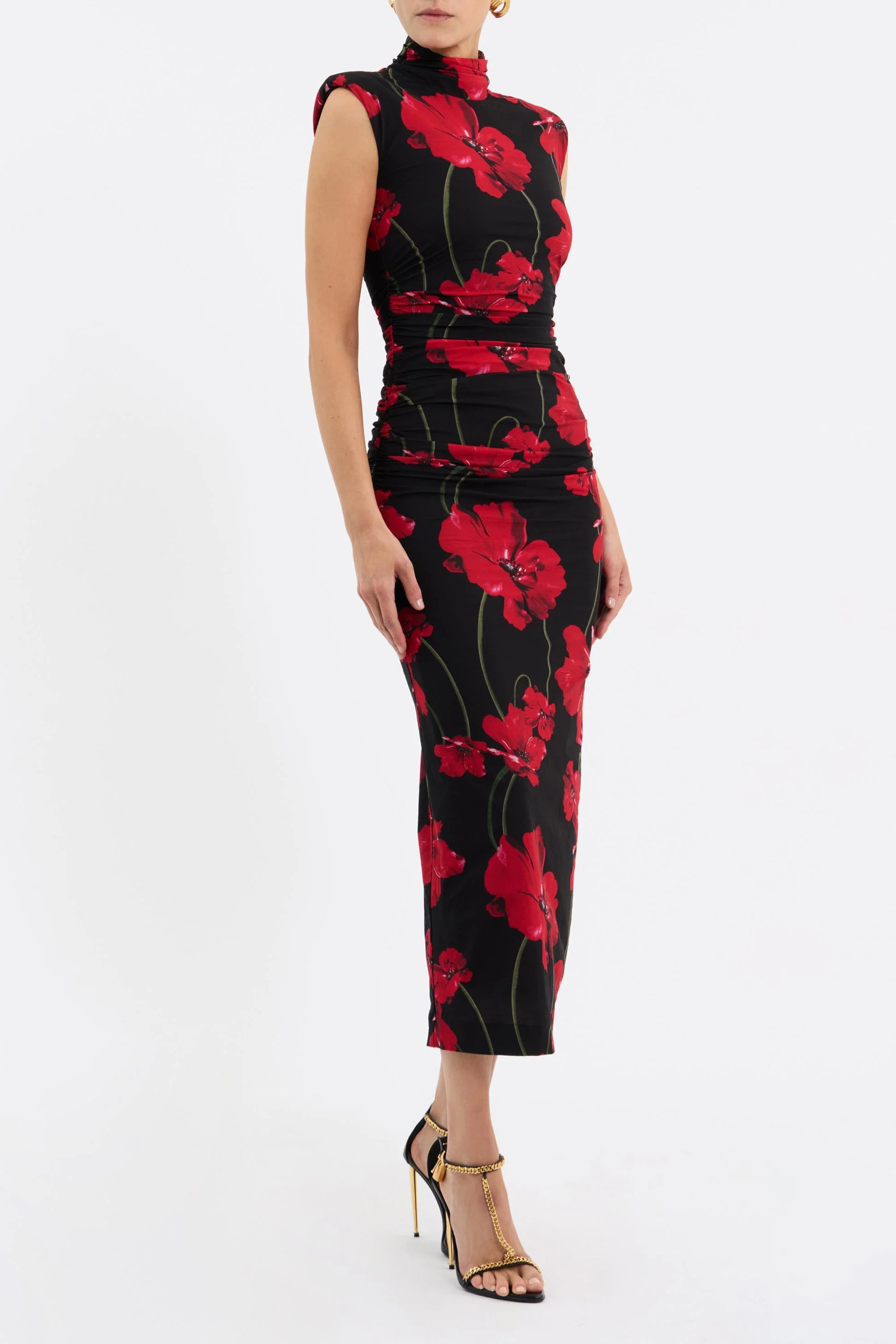 Rebecca Vallance Poppy Fields Midi Dress - Print - Image 2