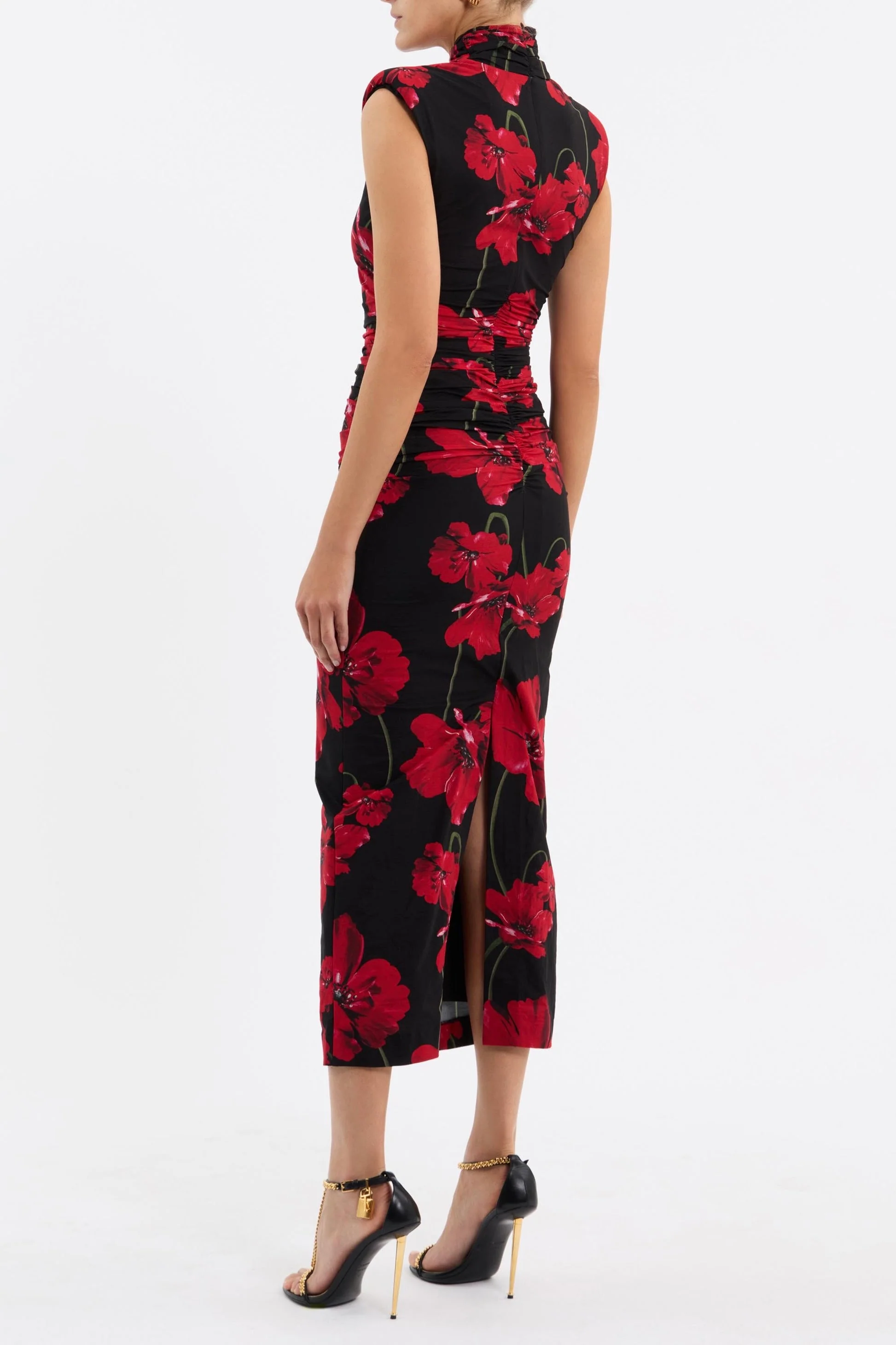 Rebecca Vallance Poppy Fields Midi Dress - Print - Image 3