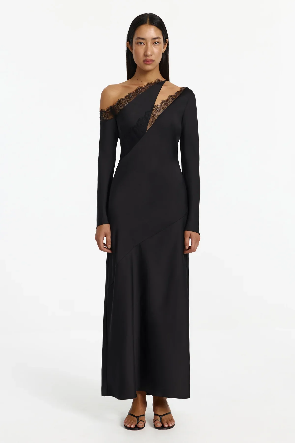 Significant Other Ellis Long Sleeve Maxi dress - Black