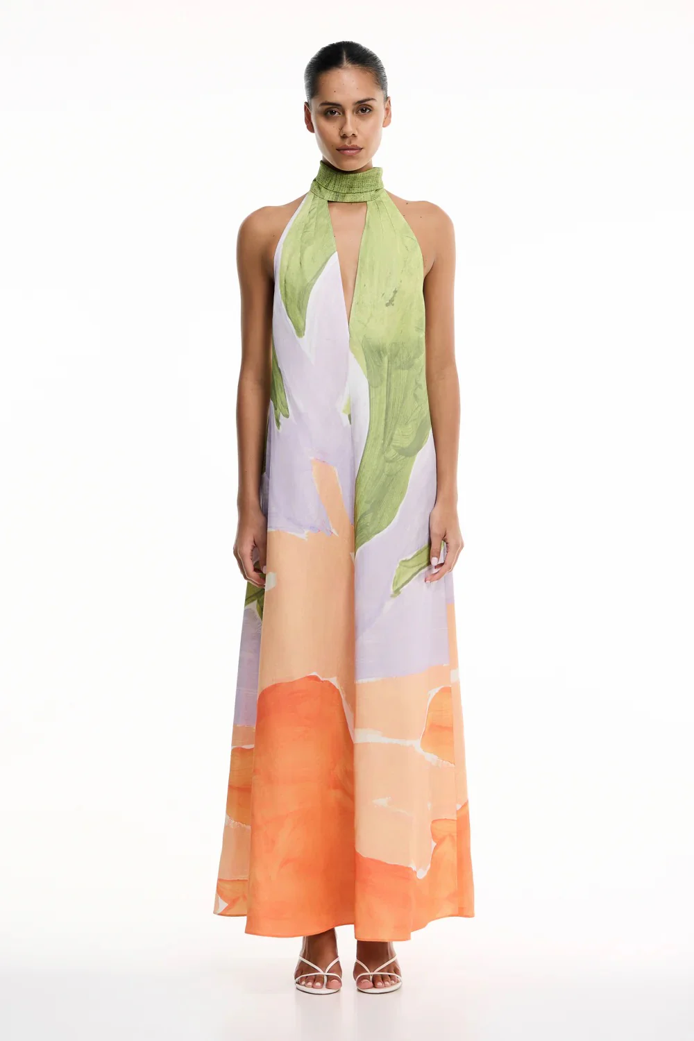 Significant Other Malina Maxi Dress - Stamped Poppy