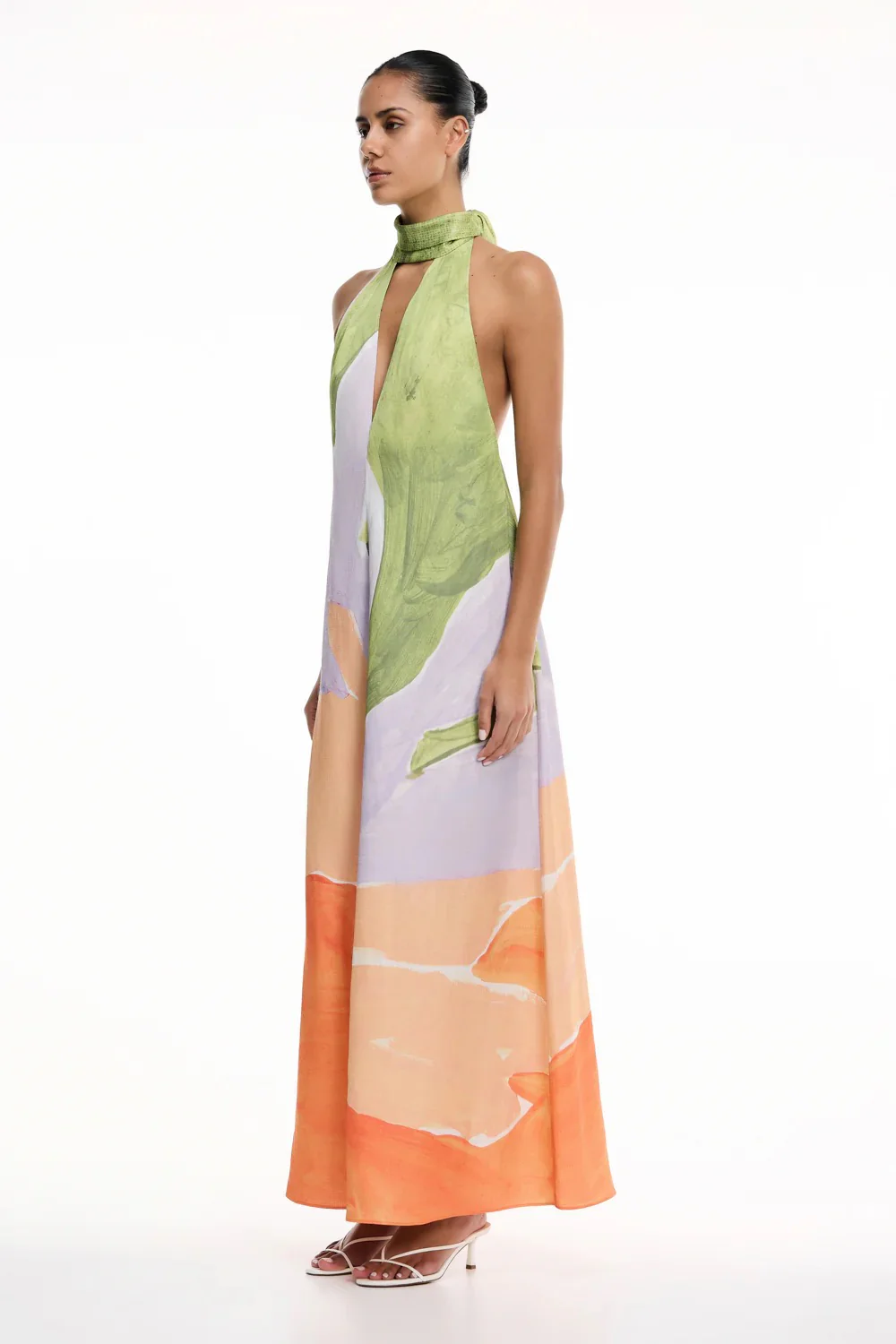 Significant Other Malina Maxi Dress - Stamped Poppy - Image 3
