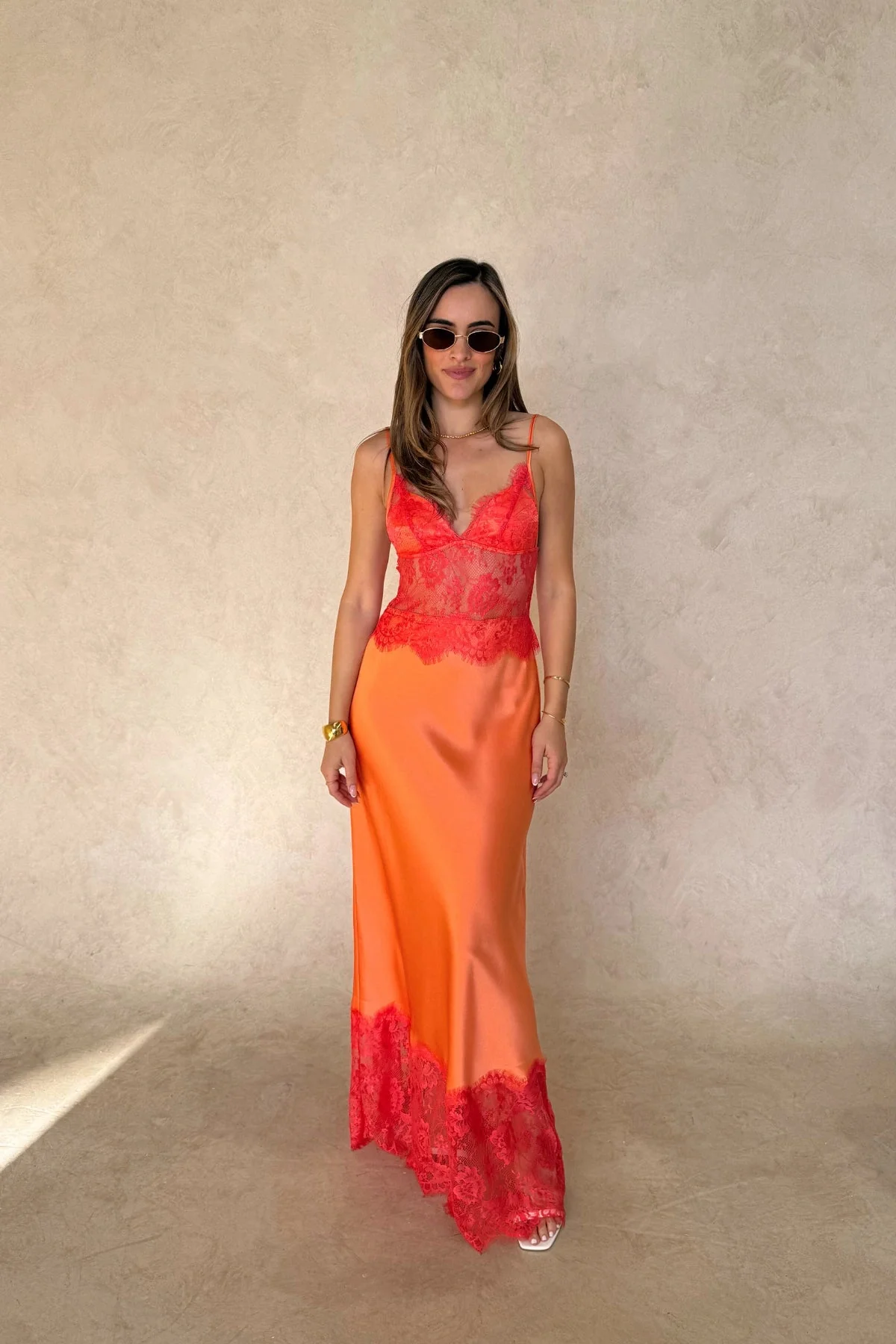 Sneaky Link Lilah Maxi Dress - Orange