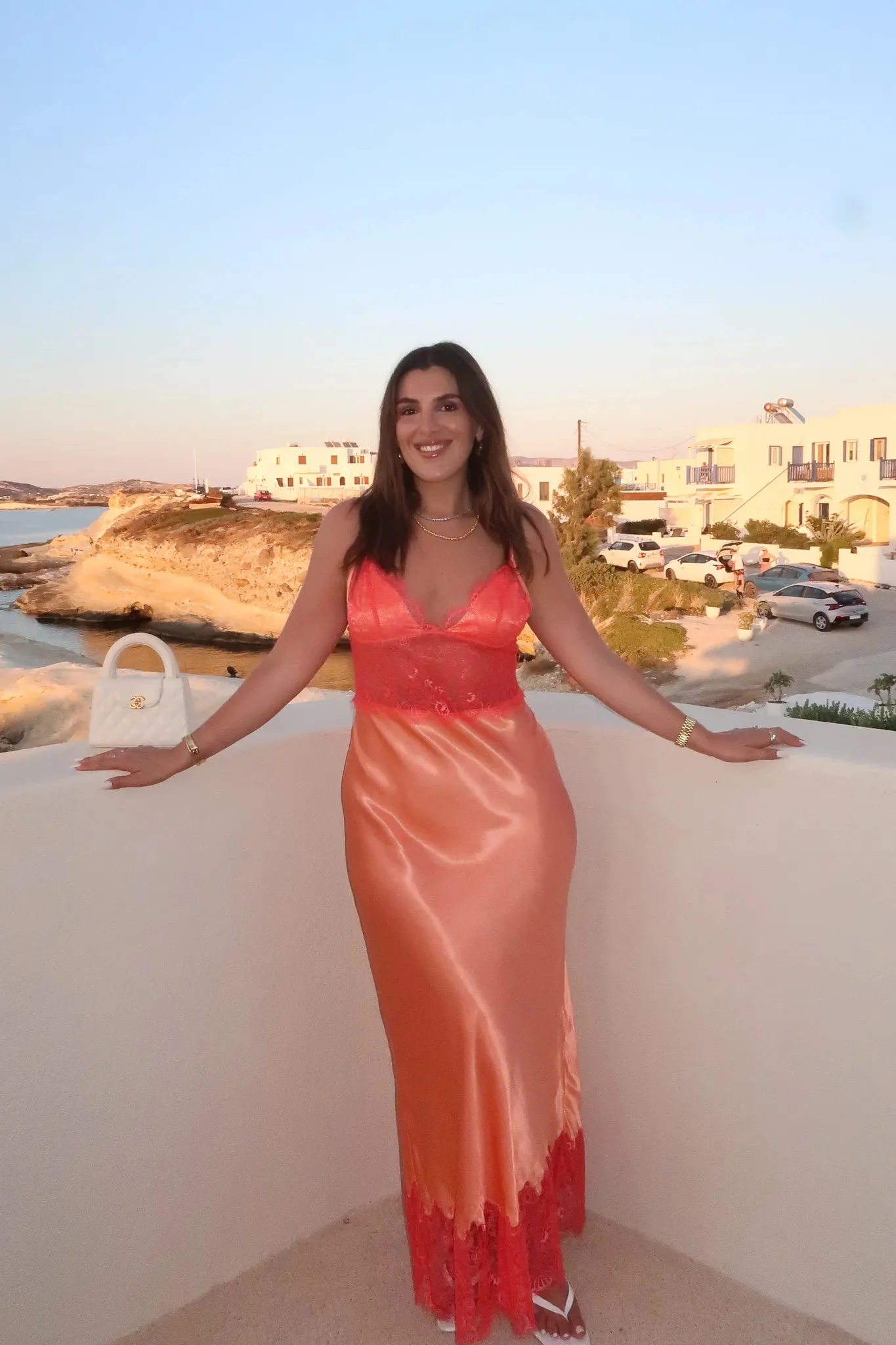 Sneaky Link Lilah Maxi Dress - Orange - Image 3