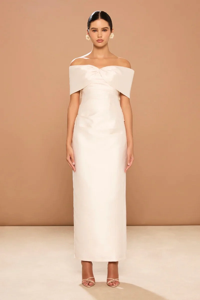 Sonya Aspen Gown - Pearl