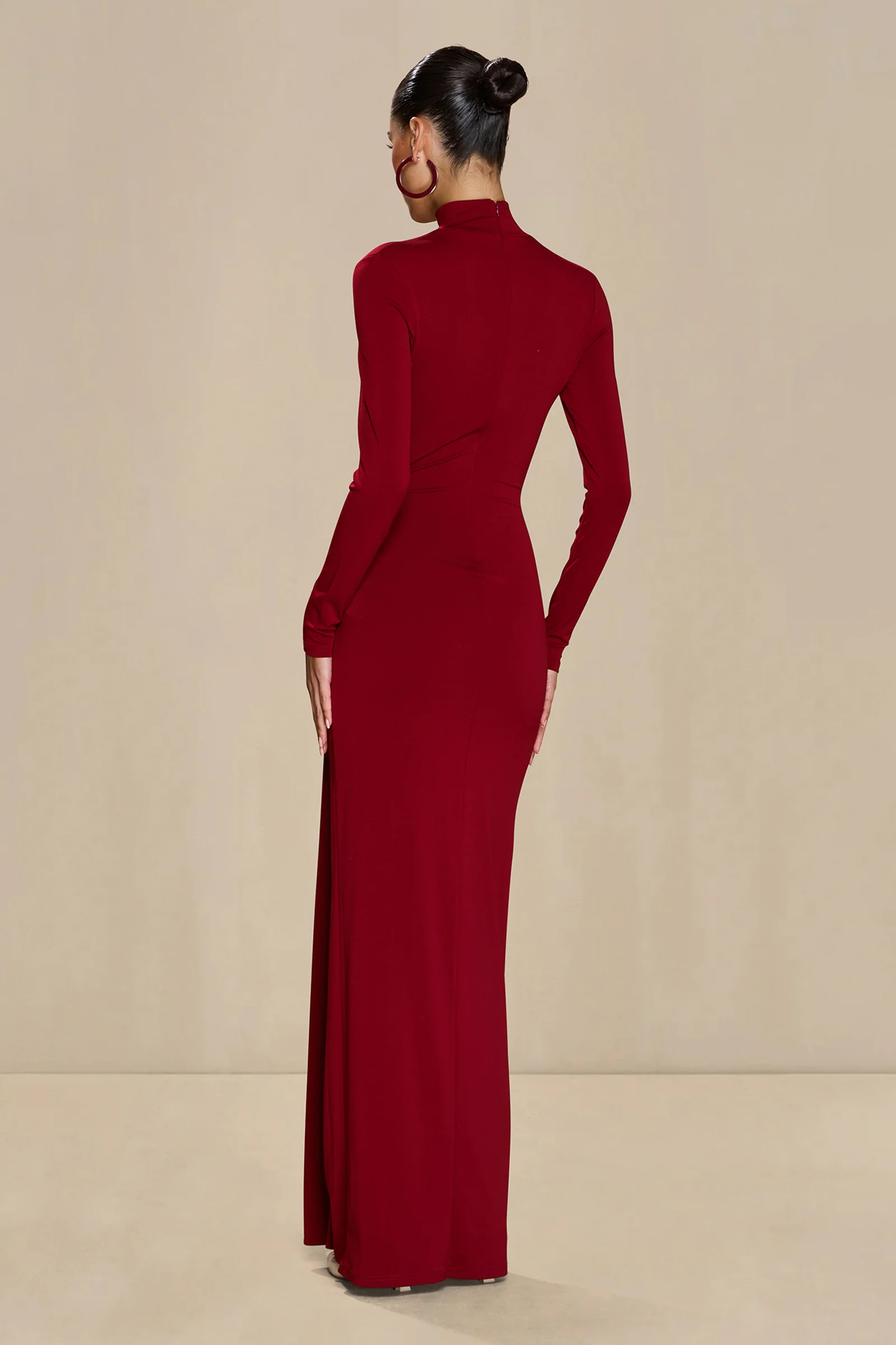 Sonya Aurelia Gown - Merlot - Image 5