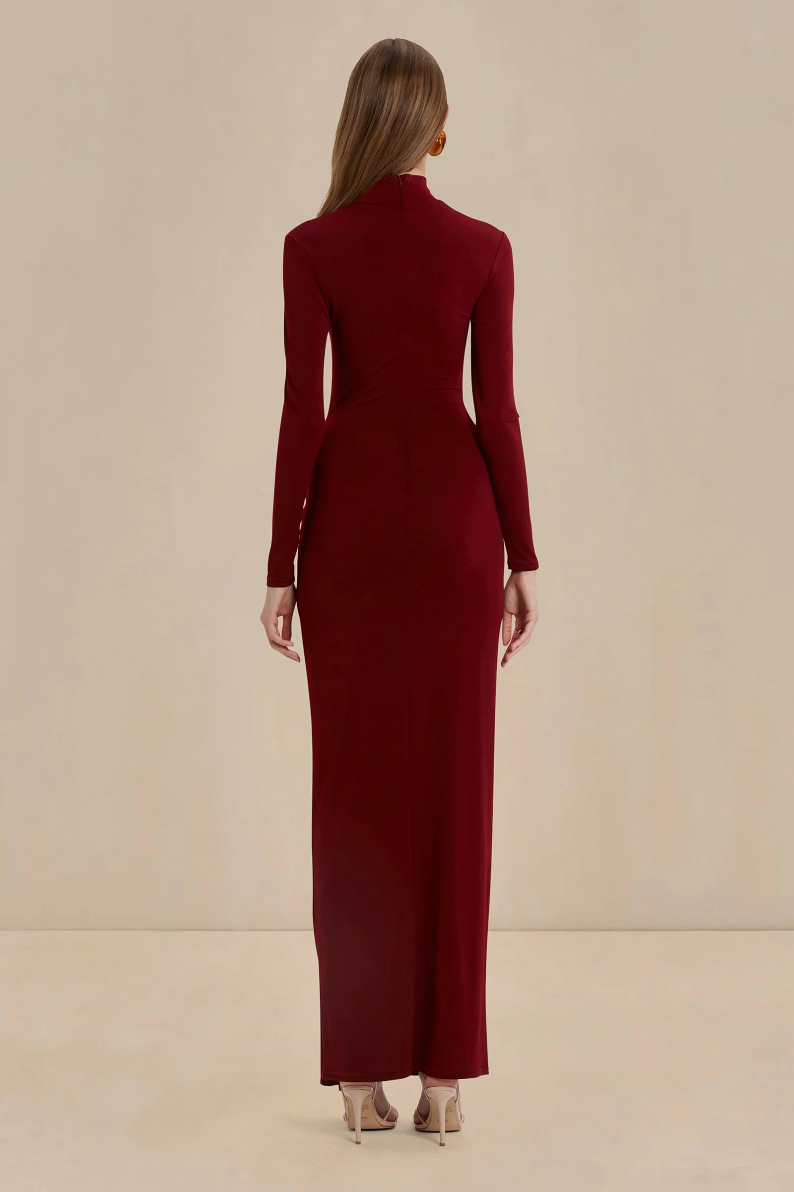 Sonya Aurelia Gown - Merlot - Image 6