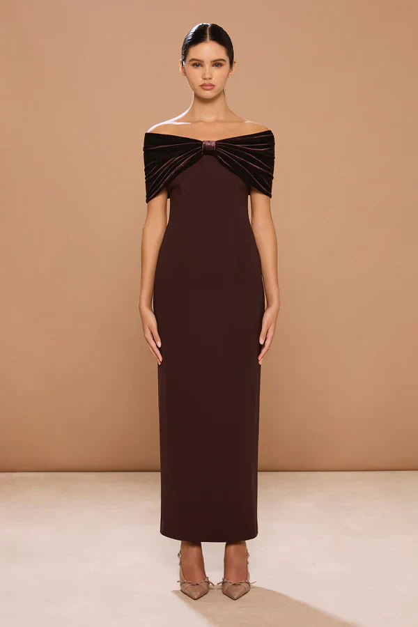 Sonya Belluno Dress - Chestnut