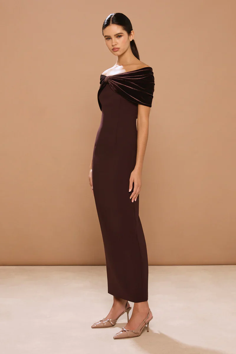 Sonya Belluno Dress - Chestnut - Image 2