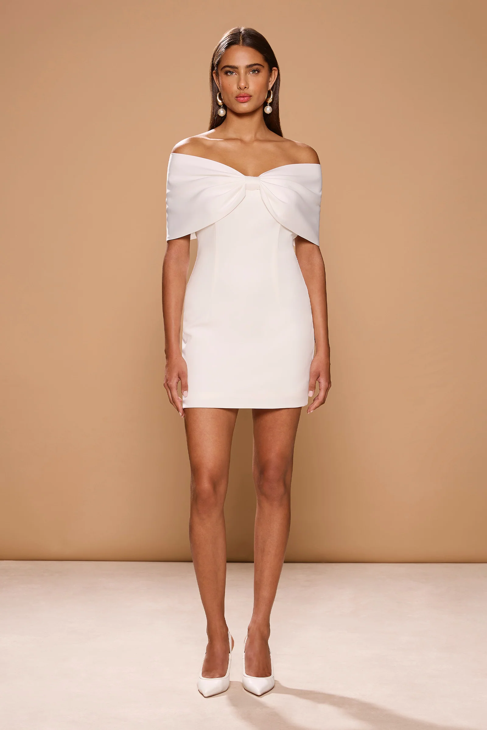 Sonya Belluno Mini Dress - White - Image 4