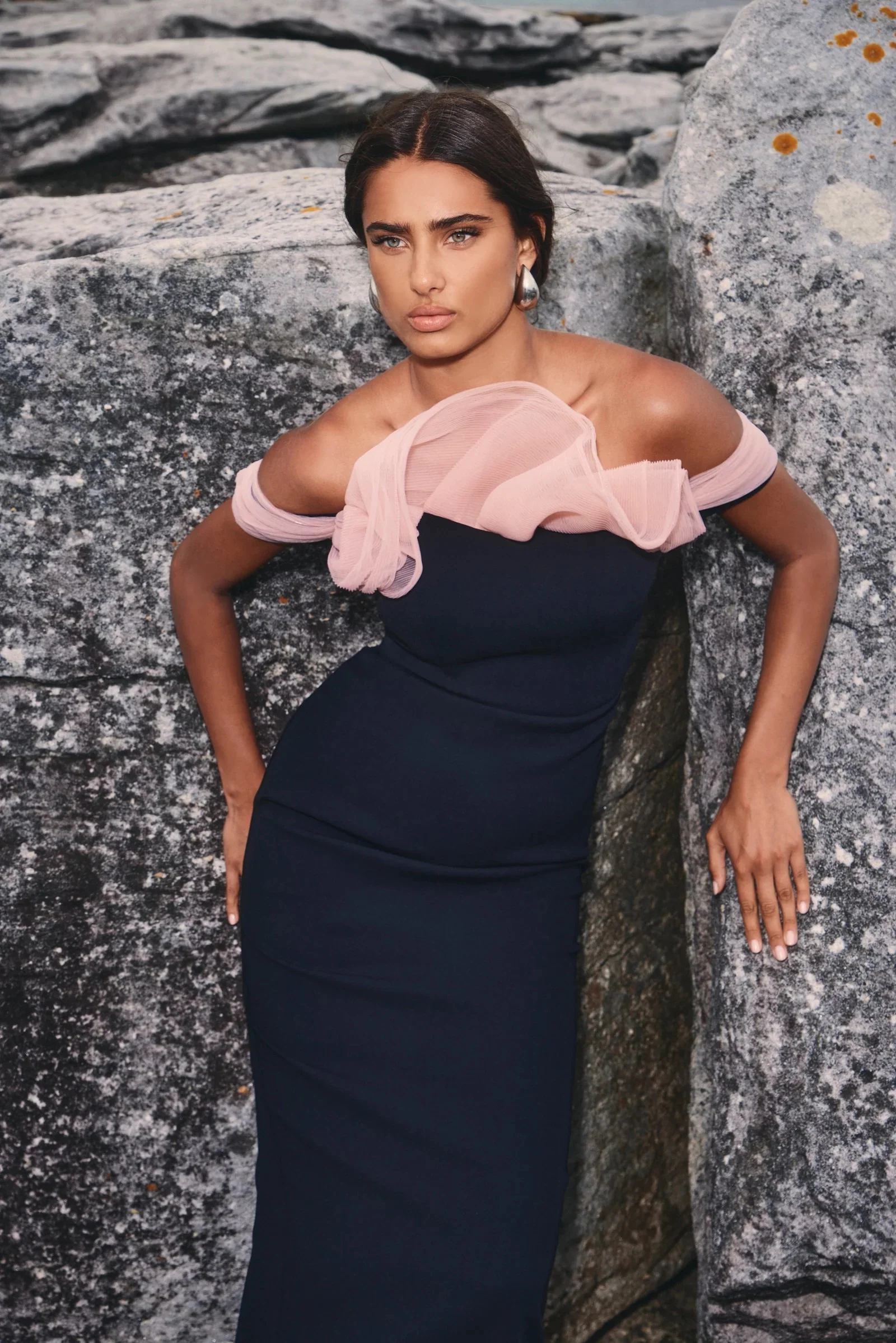 Sonya Caspian Gown - Black - Image 3