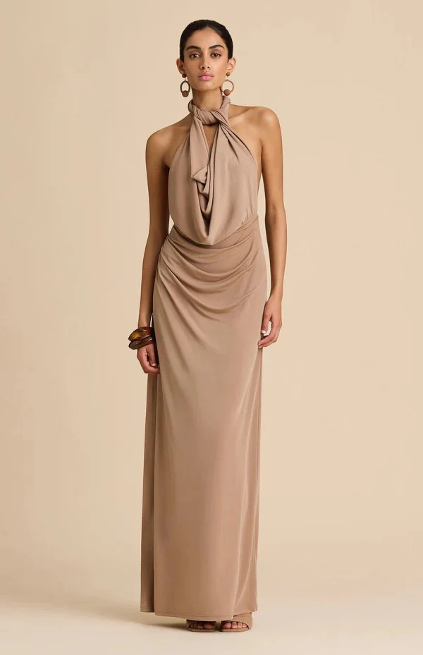 Sonya Clementine Dress - Stone