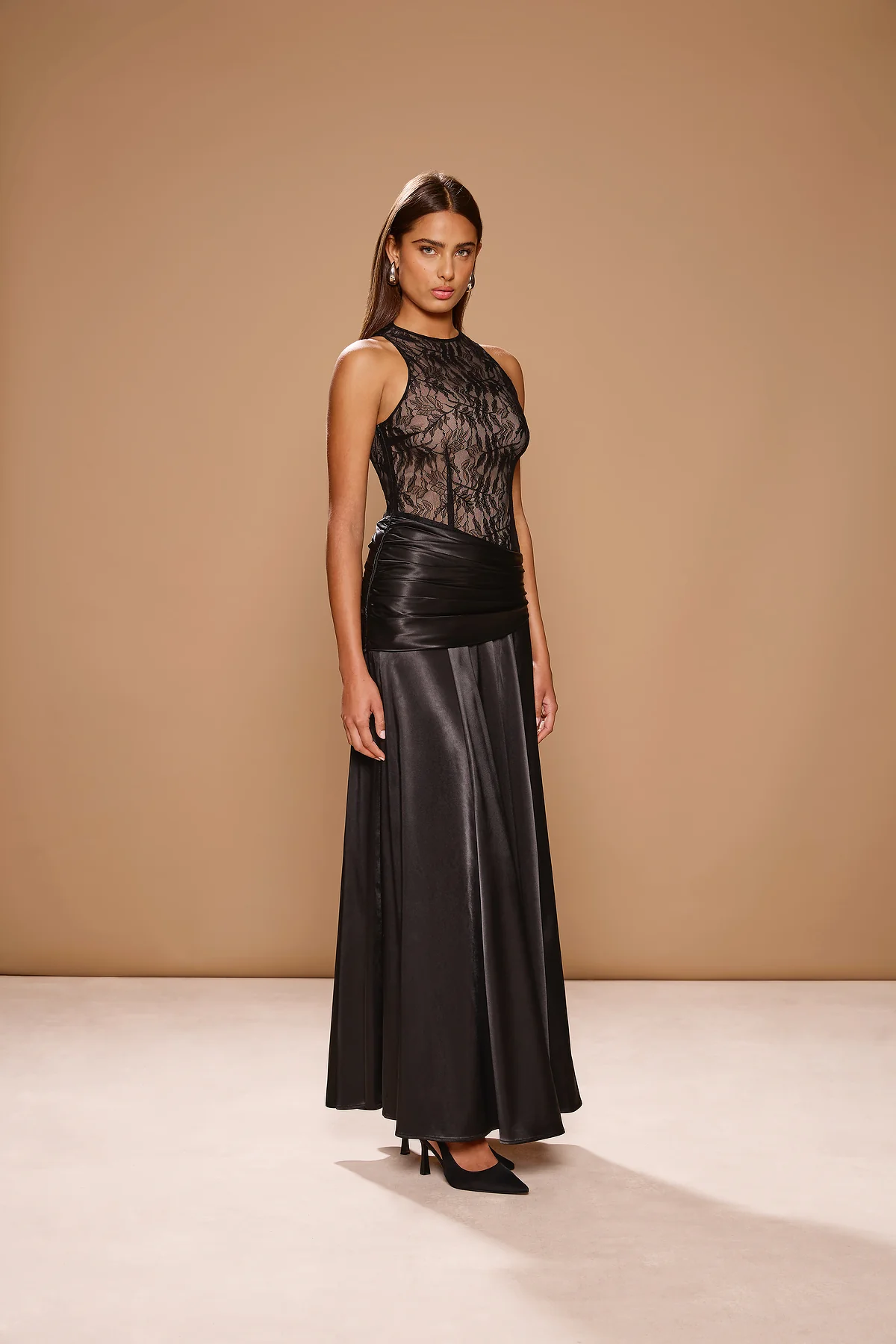 Sonya Dalia Gown - Black - Image 3